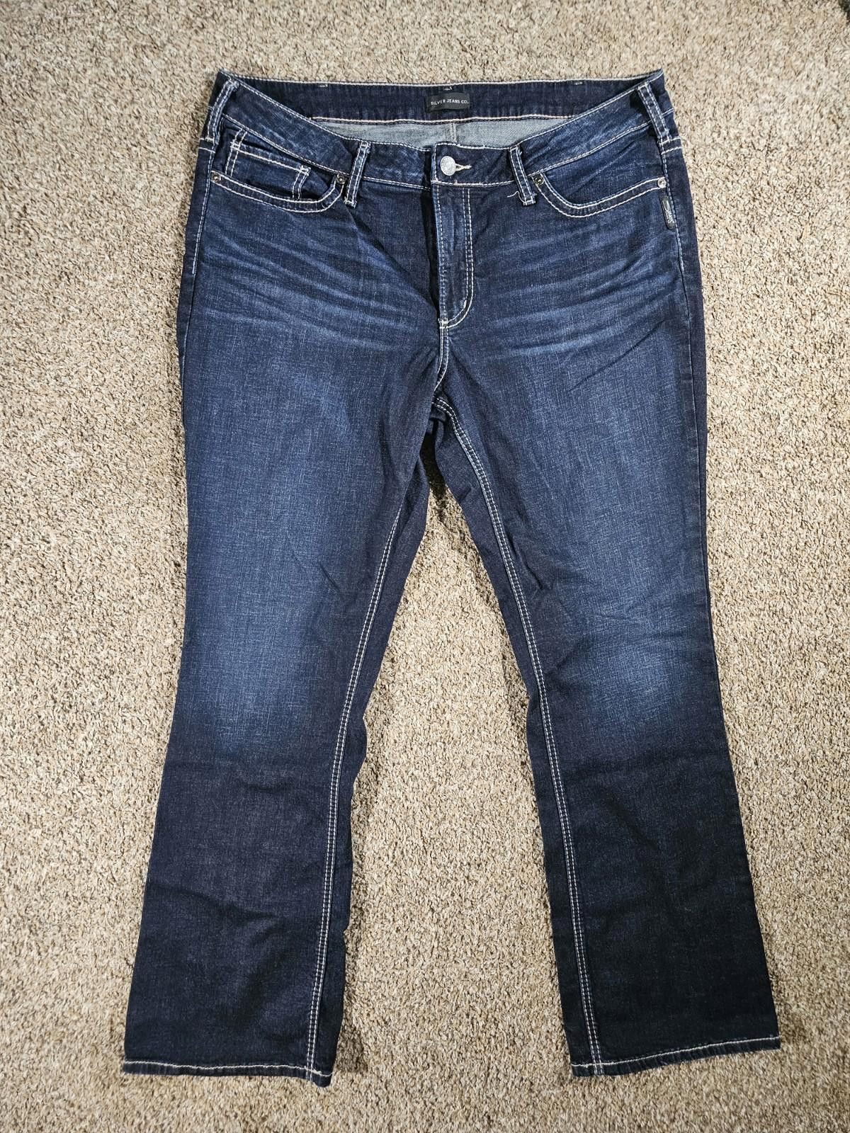 Silver Jeans Co. Silver Jeans SUKI Slim Boot Size 18x33L Size 40" / US 18 - 1 Thumbnail