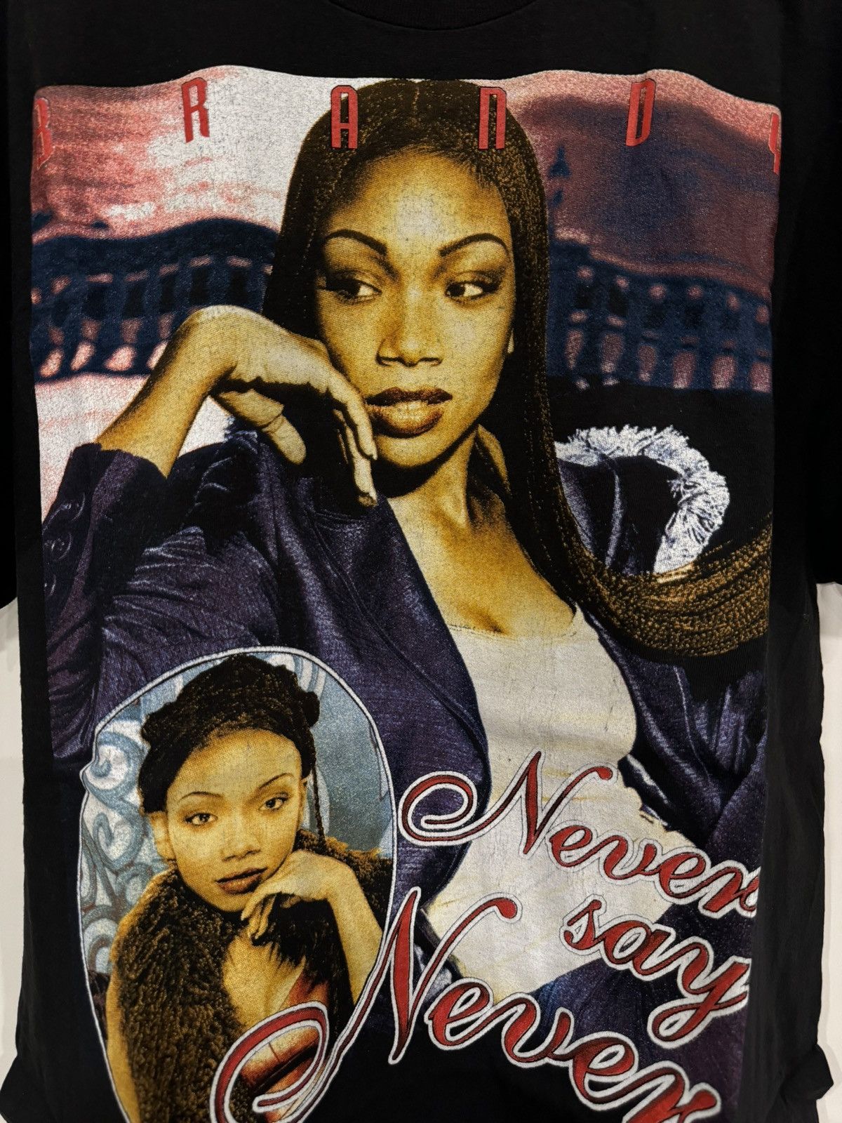 Rap Tees × Vintage Vintage Brandy “The Boy Is Mine” rap tee Size US XL / EU 56 / 4 - 2 Thumbnail