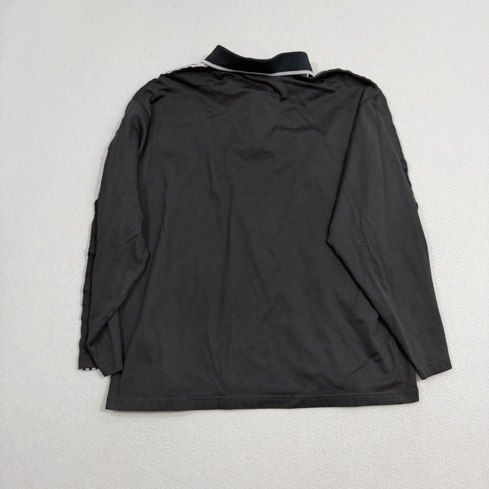 Vintage Vintage Street Culture Long Sleeve Polo Shirt XL Black 90s Size US XL / EU 56 / 4 - 5 Thumbnail