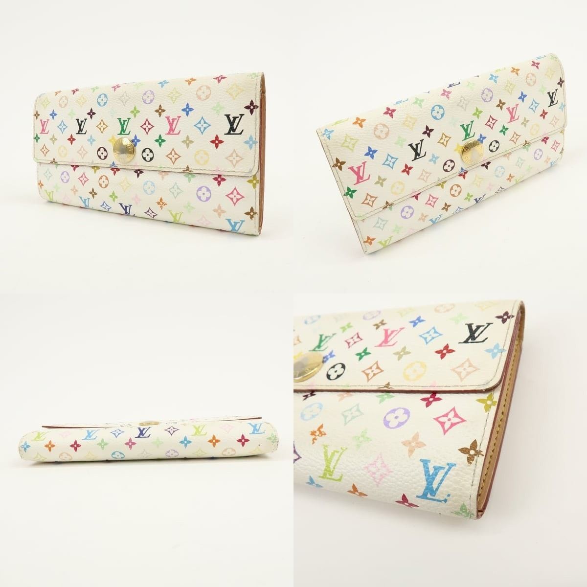 Louis Vuitton Louis Vuitton Monogram Portefeuille Sarah Wallet Size ONE SIZE - 3 Thumbnail