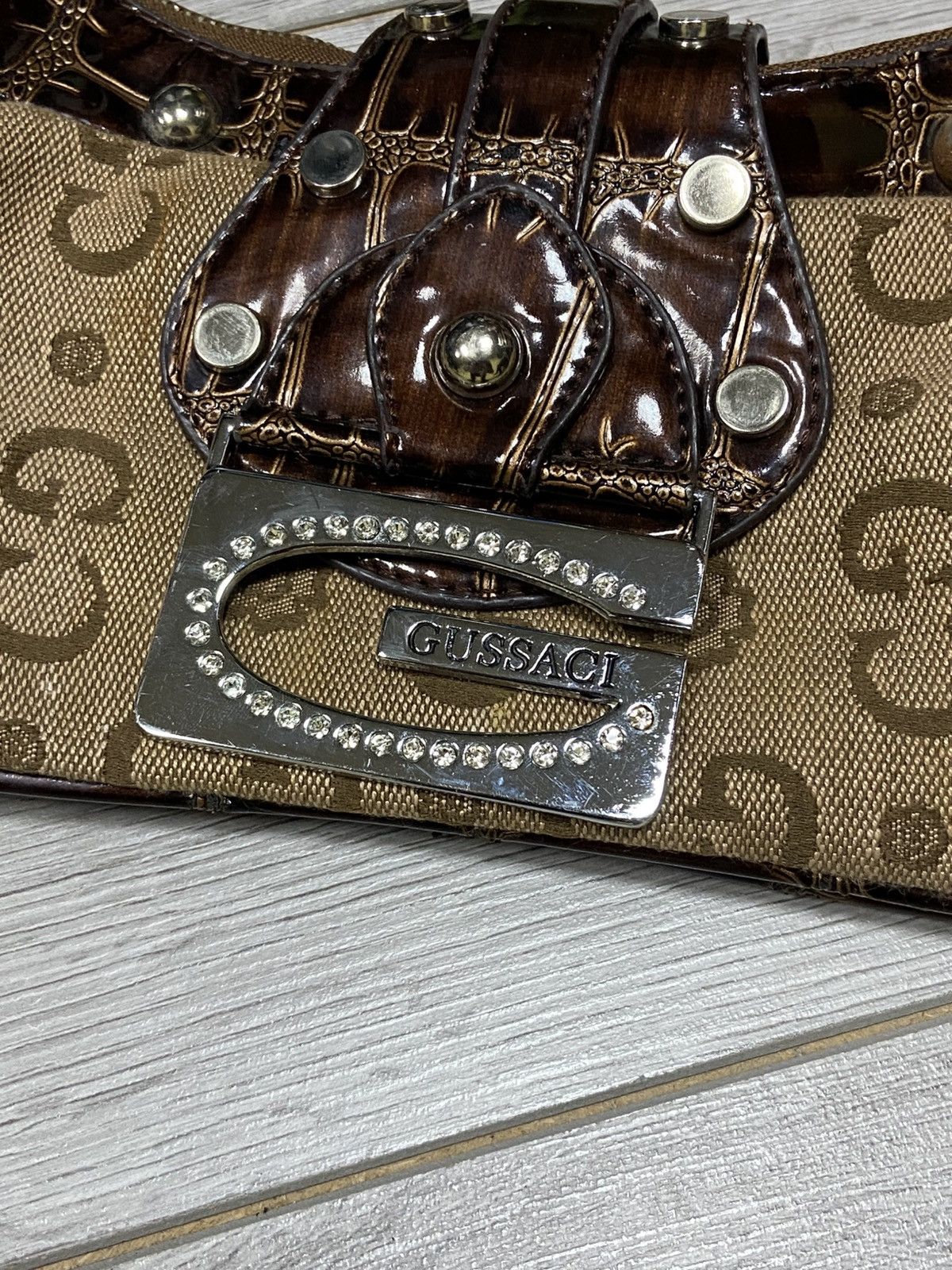 Guess Guess style vintage monogram big logo small bag Size ONE SIZE - 2 Thumbnail