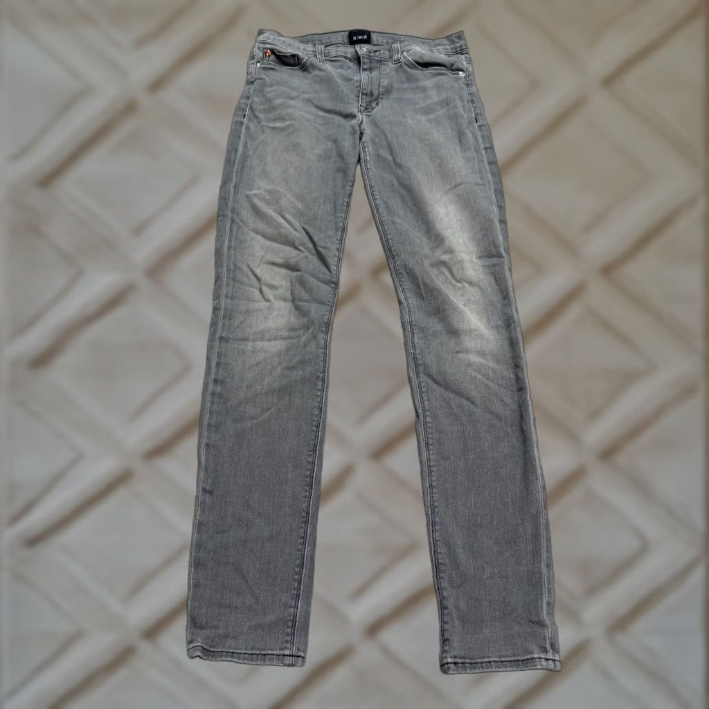 Hudson Hudson Nico Denim Jeans Womens 27 Gray Stone Wash 28x29 Mid Skinny City Streetwear Size 27" / US 4 / IT 40 - 1 Thumbnail