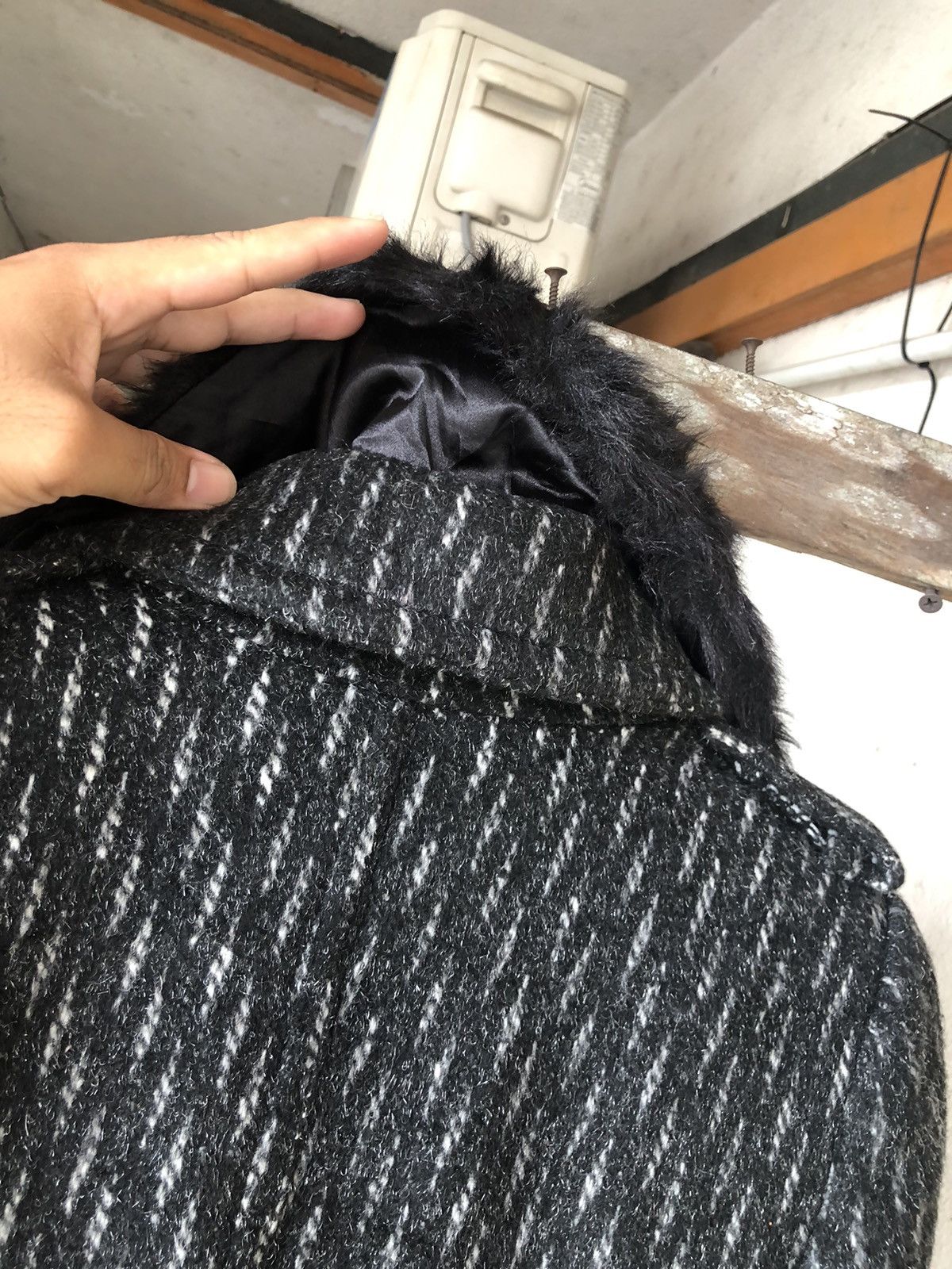 Armani Exchange Armani Exchange Collection Glen Plaid Wool Winter Coat Size XS / US 0-2 / IT 36-38 - 10 Thumbnail