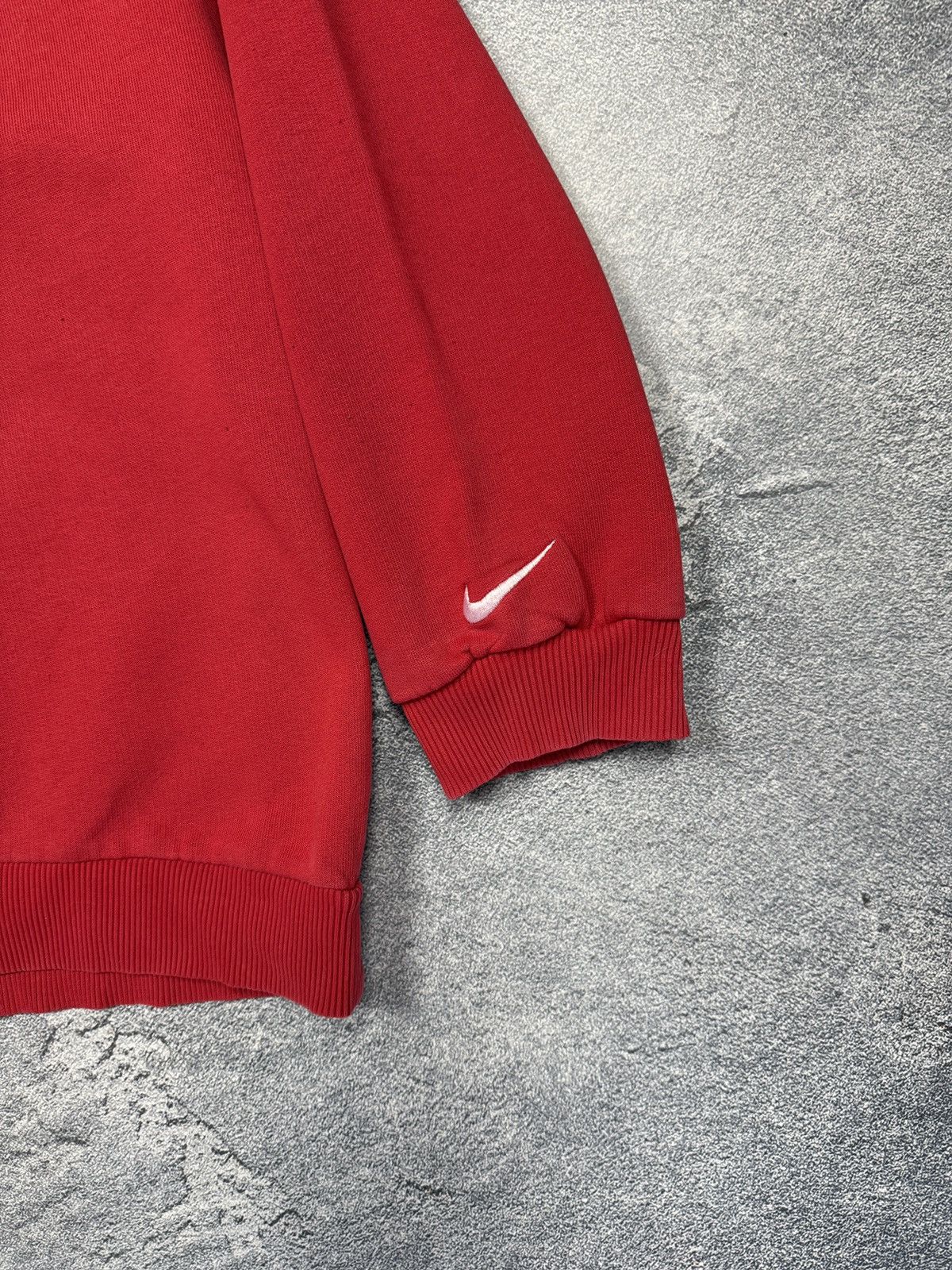 Nike × Vintage Nike Vintage Baggy Crewneck Sweatshirt Big Embroidered Logo Size US XXL / EU 58 / 5 - 6 Thumbnail