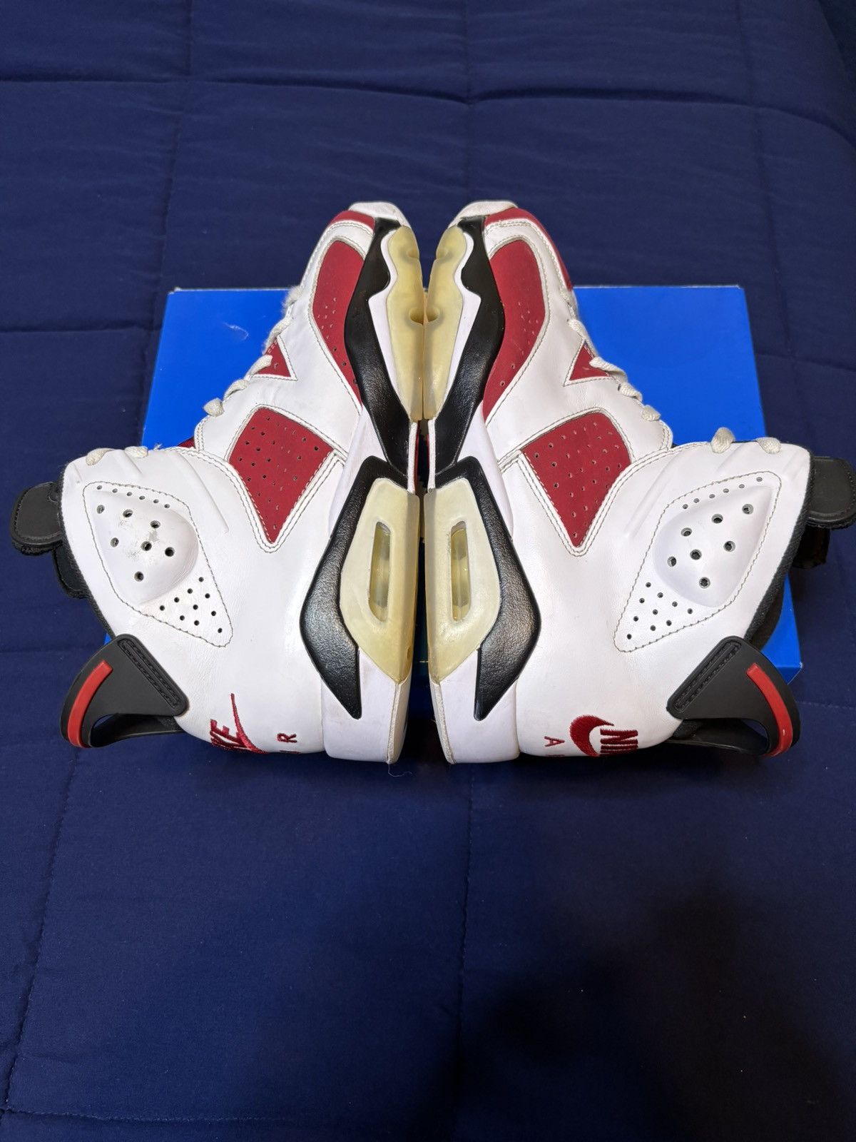 Jordan Brand Jordan 6 Retro OG Carmine 2021 Size 8.5 Size US 8.5 / EU 41-42 - 3 Thumbnail