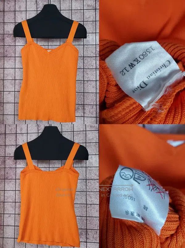 Dior Dior Summer Orange Cotton Women's Pullover . Size M / US 6-8 / IT 42-44 - 3 Thumbnail