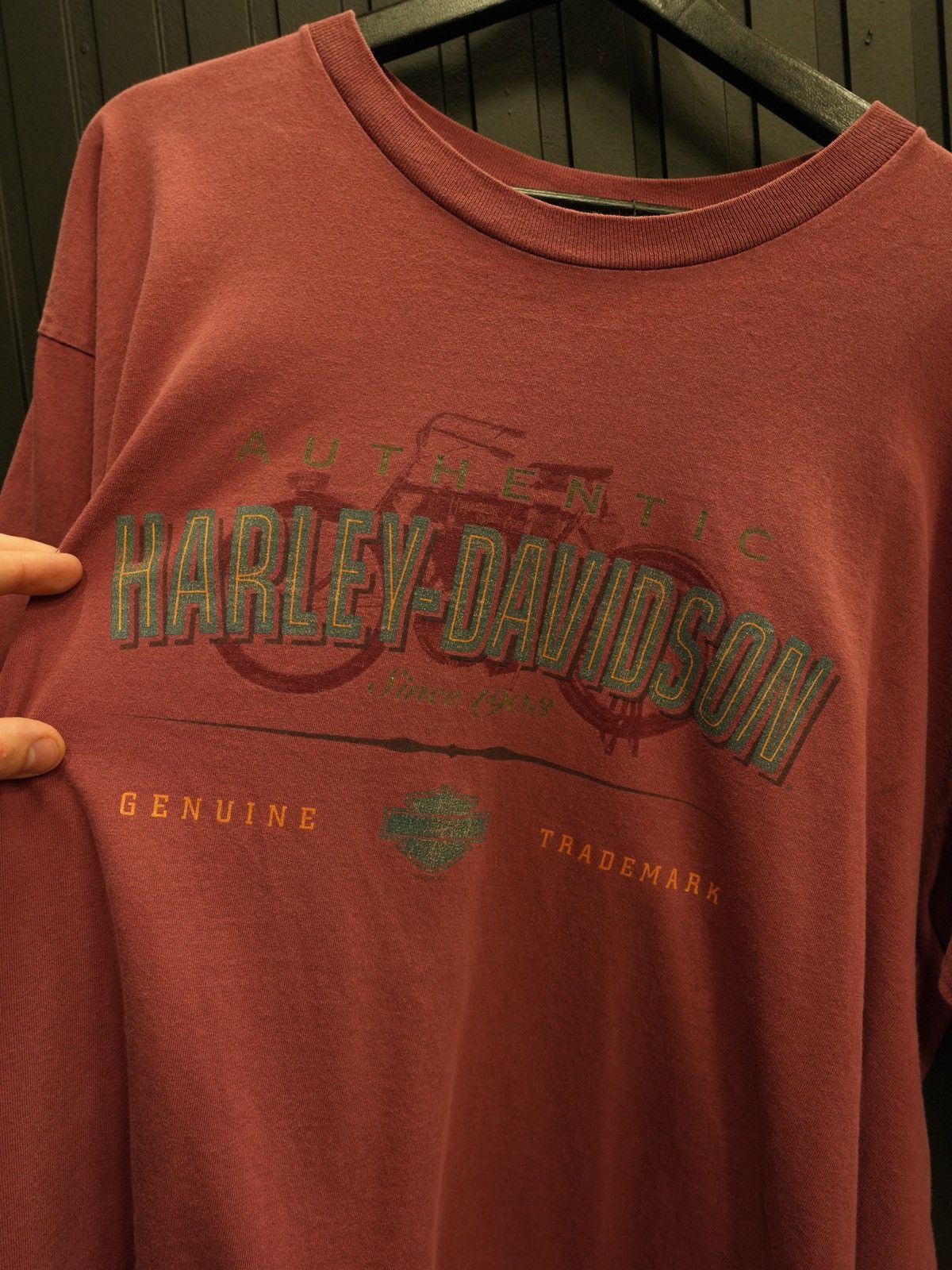 Vintage Vintage 1996 Harley Davidson Long Branch Tee Size US XXL / EU 58 / 5 - 3 Thumbnail