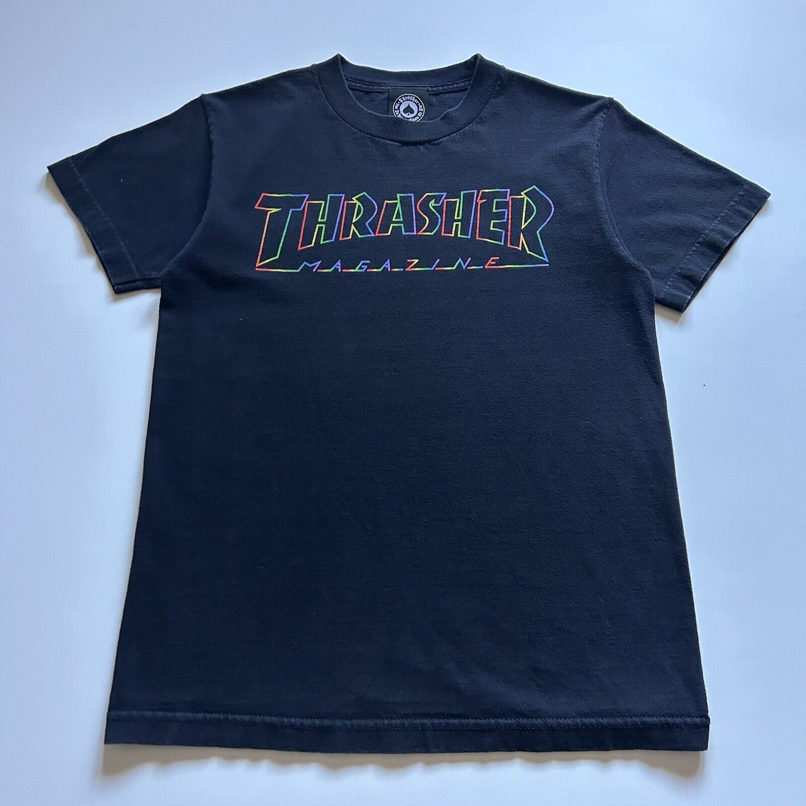 Thrasher Vintage Y2K Thrasher Magazine Rainbow T Shirt Small Faded Size US S / EU 44-46 / 1 - 1 Thumbnail