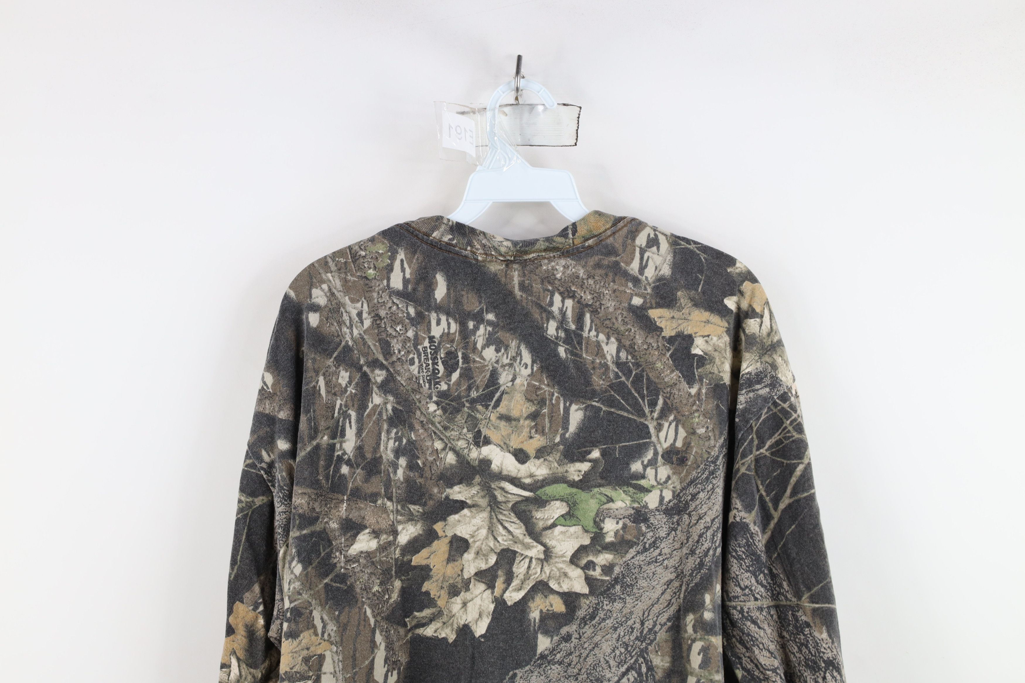 Mossy Oaks Vintage 90s Mossy Oak Camouflage Pocket T-Shirt Cotton USA Size US XL / EU 56 / 4 - 13 Thumbnail