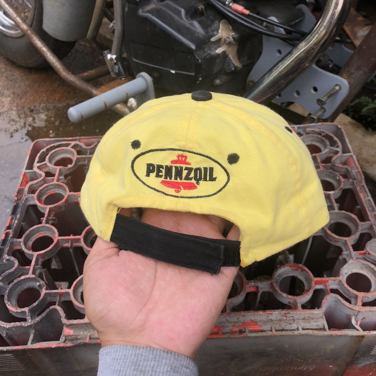 Japanese Brand Vintage Penzoil Racing Nascar Sunfaded Hat Size ONE SIZE - 4 Thumbnail