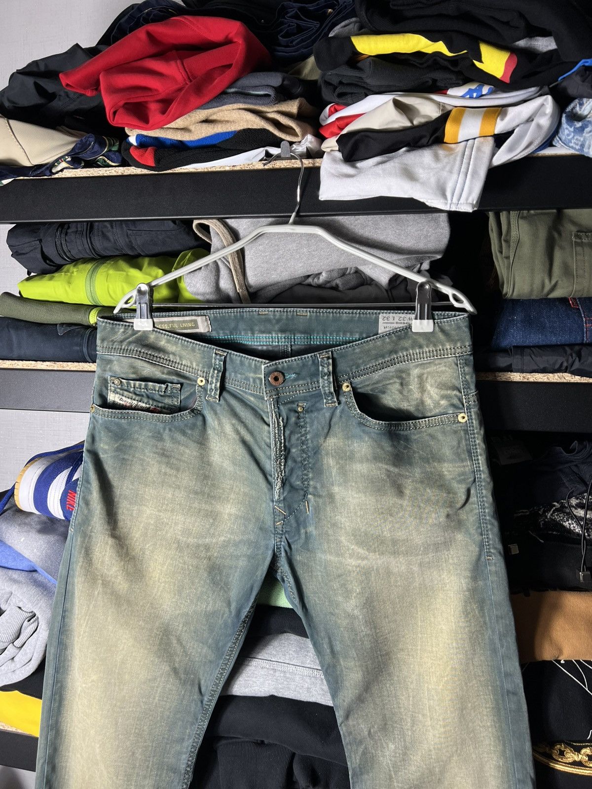 👖 Diesel Safado Regular Slim Straight Jeans Made in Italy