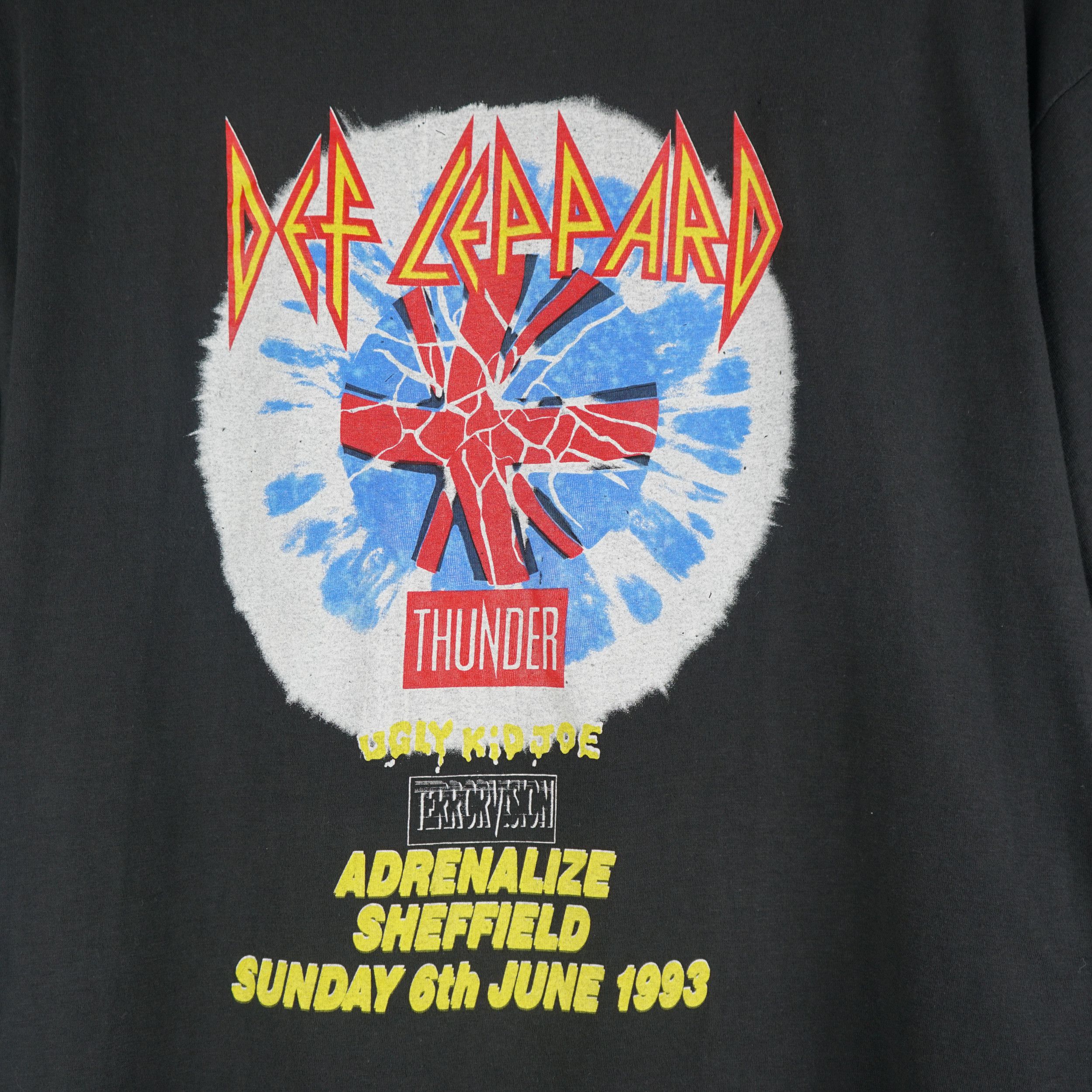 Band Tees × Vintage Vintage 1993 Def Lepard Concert T-Shirt Size US M / EU 48-50 / 2 - 2 Thumbnail