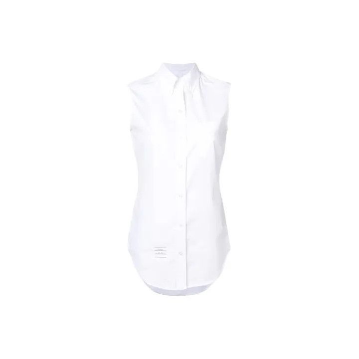 Thom Browne Thom Browne SS21 Satin Shirt for Women -2507 Size M / US 6-8 / IT 42-44 - 8 Thumbnail