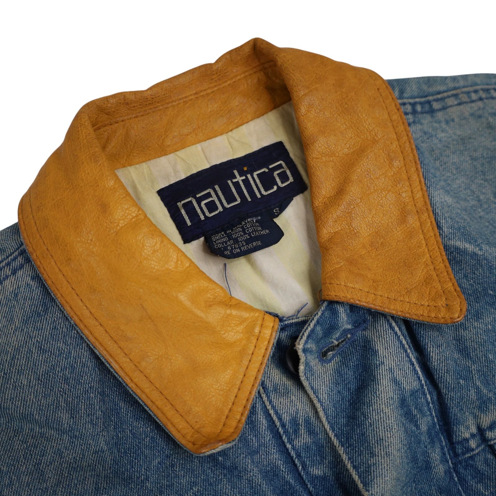 Nautica × Vintage Vintage Nautica Denim Jacket Size US S / EU 44-46 / 1 - 6 Thumbnail