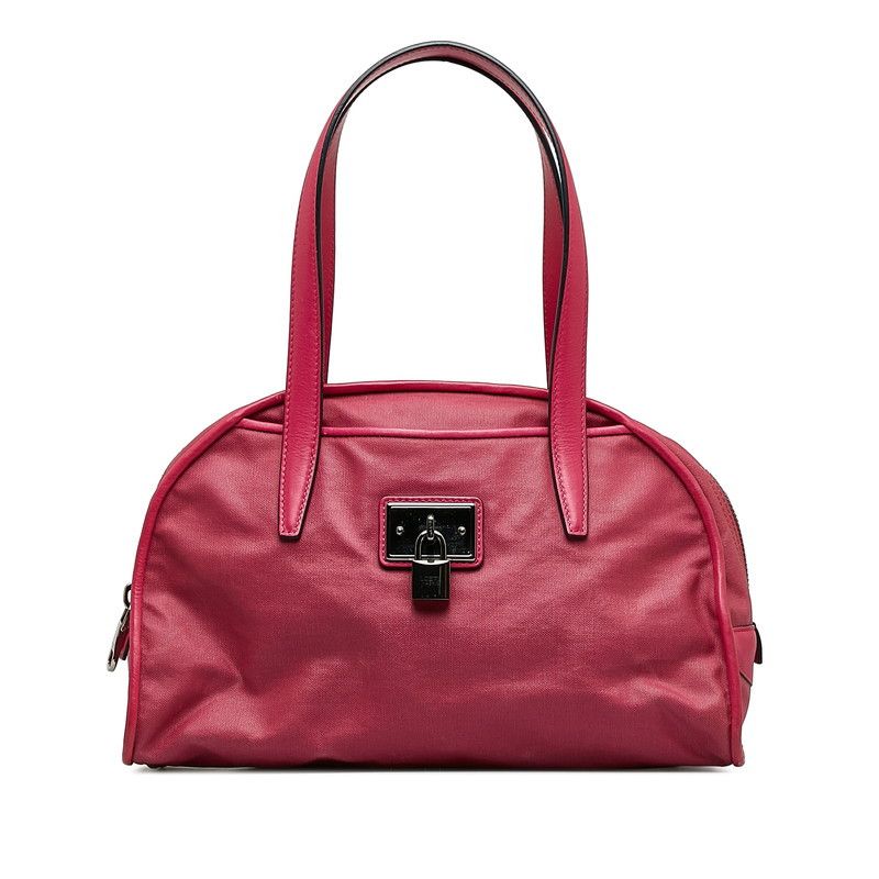 image of Loewe Nylon Handbag in Pink, Women's