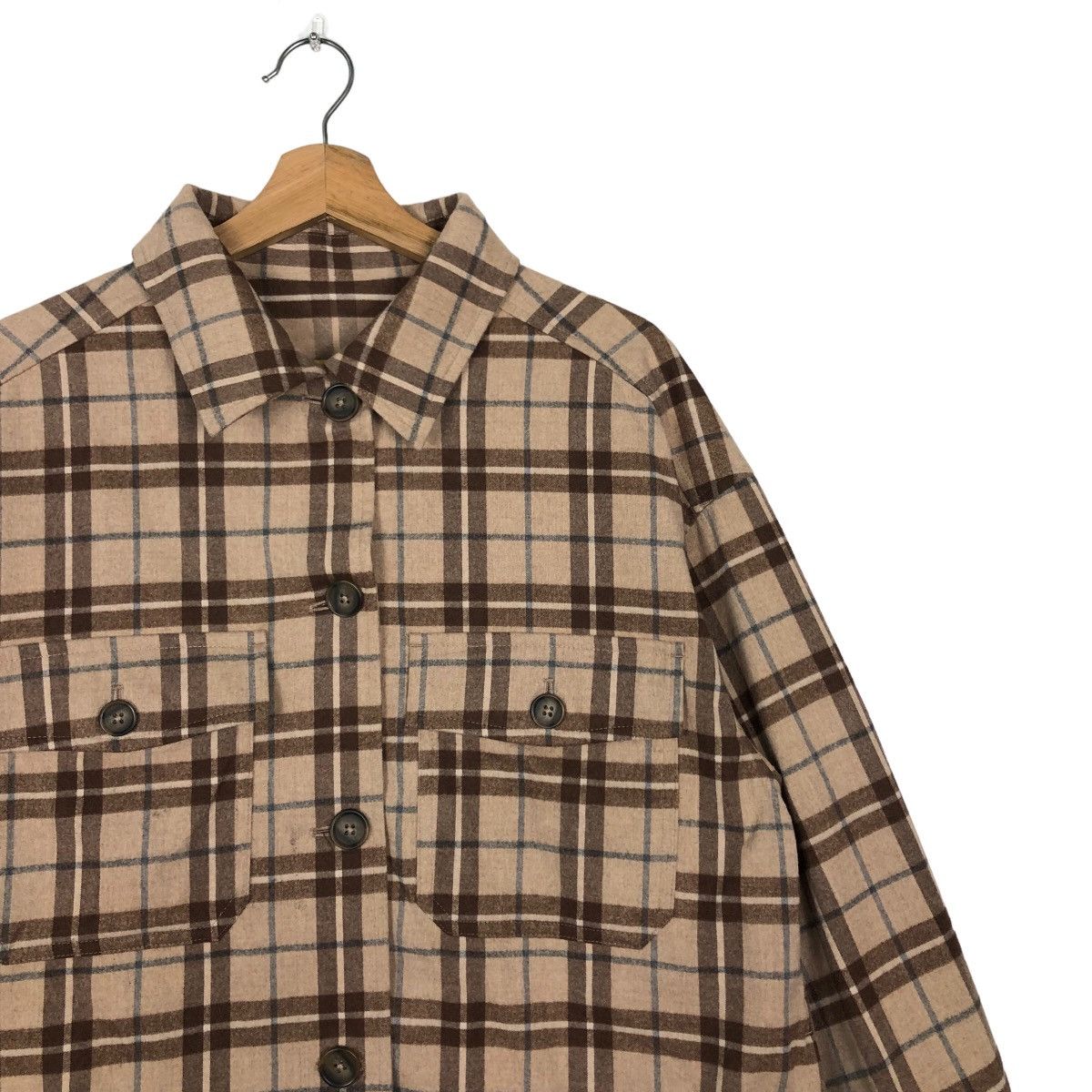 Japanese Brand 🔥90’s Vintage Checkered Jacket GU Japan Issey Miyake Size US XL / EU 56 / 4 - 5 Thumbnail