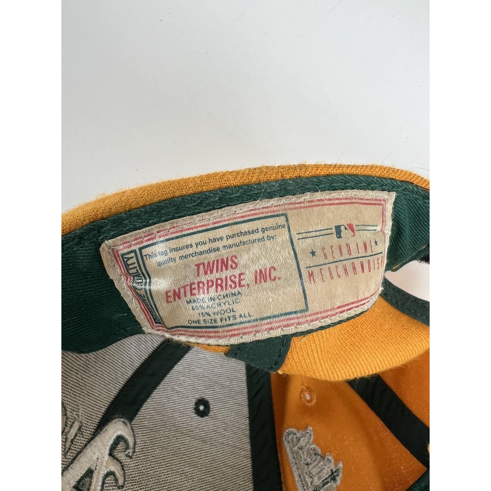 Other Vintage Oakland Athletics Hat Cap Strap Back Hook & Loop Sto Size ONE SIZE - 10 Thumbnail