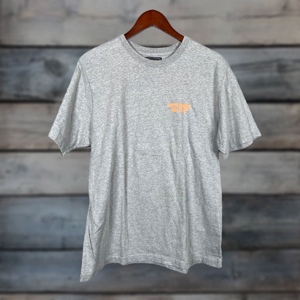Abercrombie & Fitch Abercrombie & Fitch T-Shirt Men Large Gray Embroidered Cross Outdoor Goods Tag Vintage Size US L / EU 52-54 / 3 - 1 Thumbnail