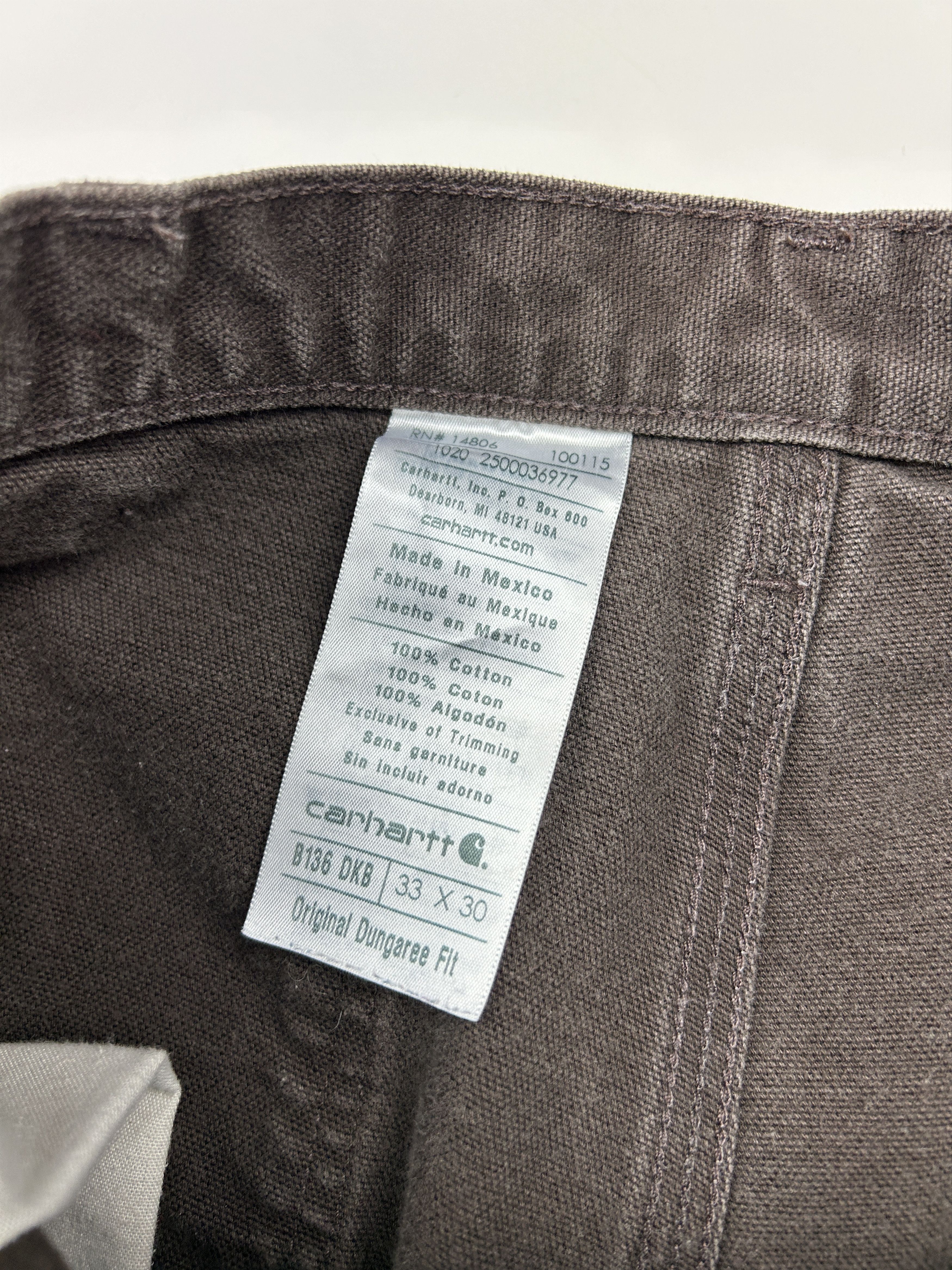 Carhartt Carhartt Canvas WorkWear Double Knee Fit Size 32W B136 Brown Size US 32 / EU 48 - 3 Thumbnail