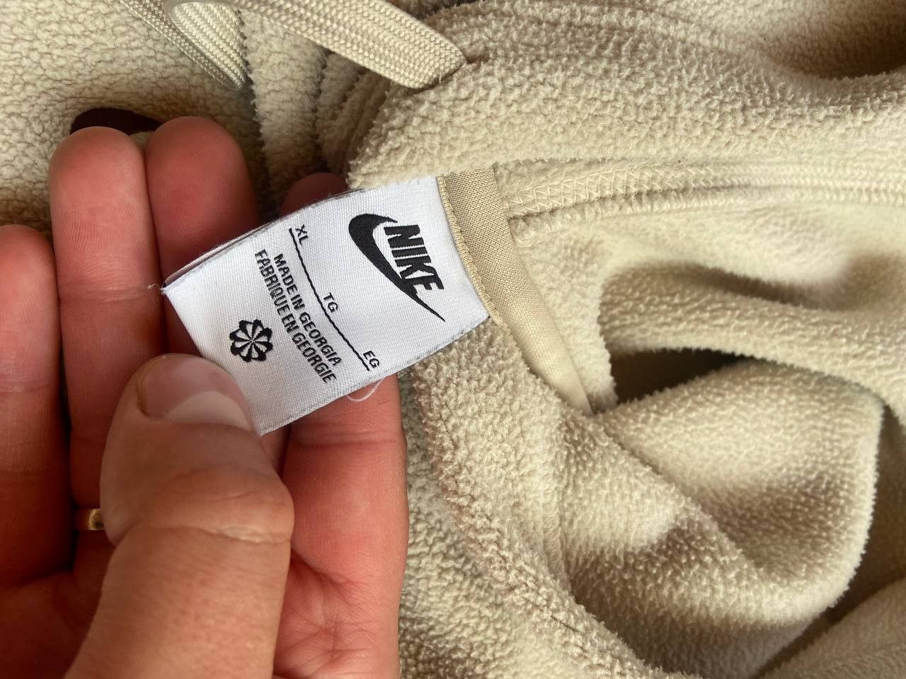 Nike Nike vintage style Y2K distressed fleece hoodie Size US XL / EU 56 / 4 - 5 Thumbnail