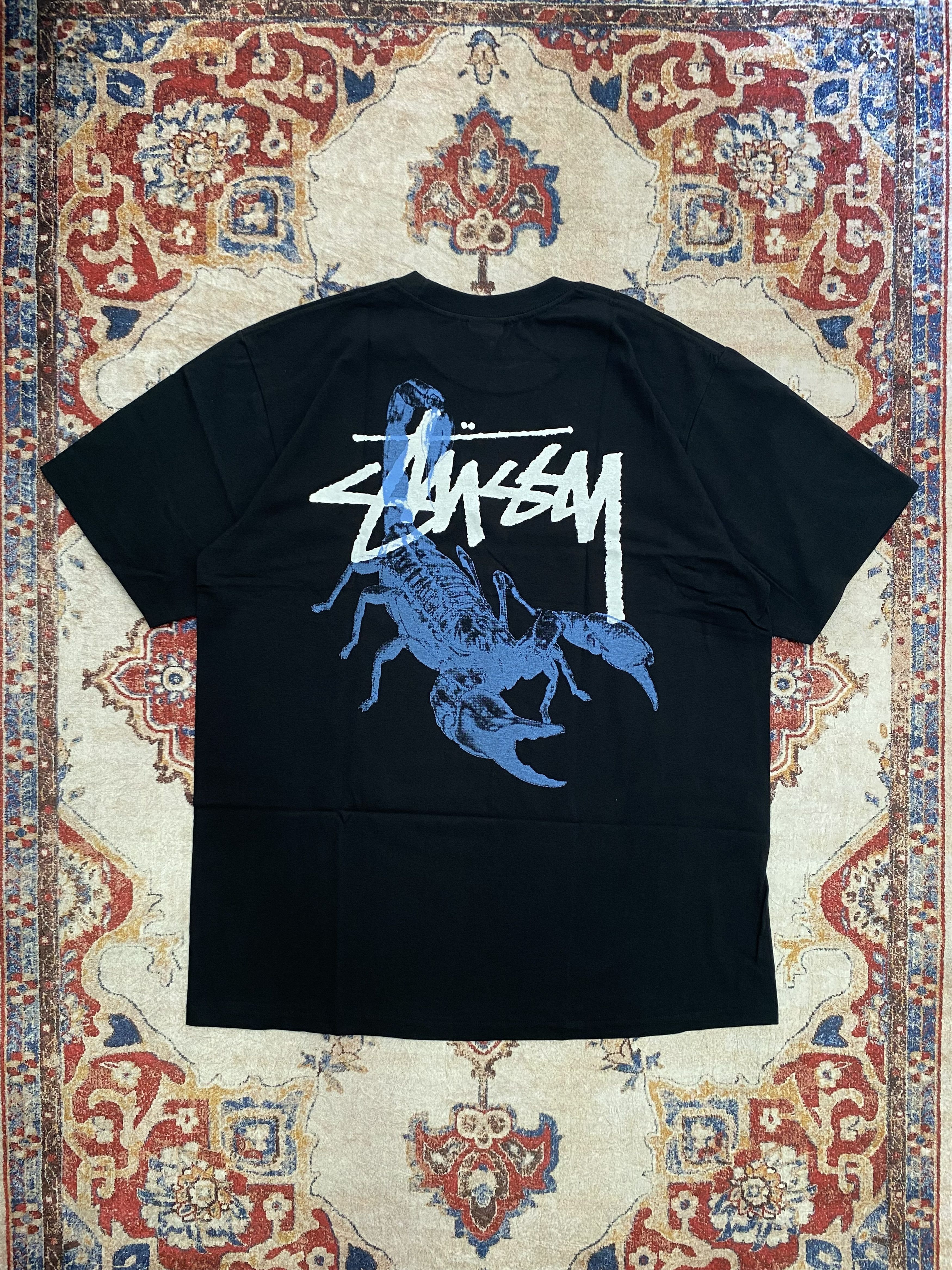 Stussy Stussy Scorpion Tee Black Size US L / EU 52-54 / 3 - 1 Thumbnail