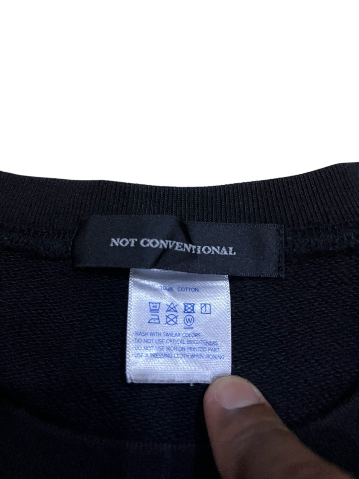 Japanese Brand Vintage not conventional sweatshirts nice design Size US XXL / EU 58 / 5 - 5 Thumbnail
