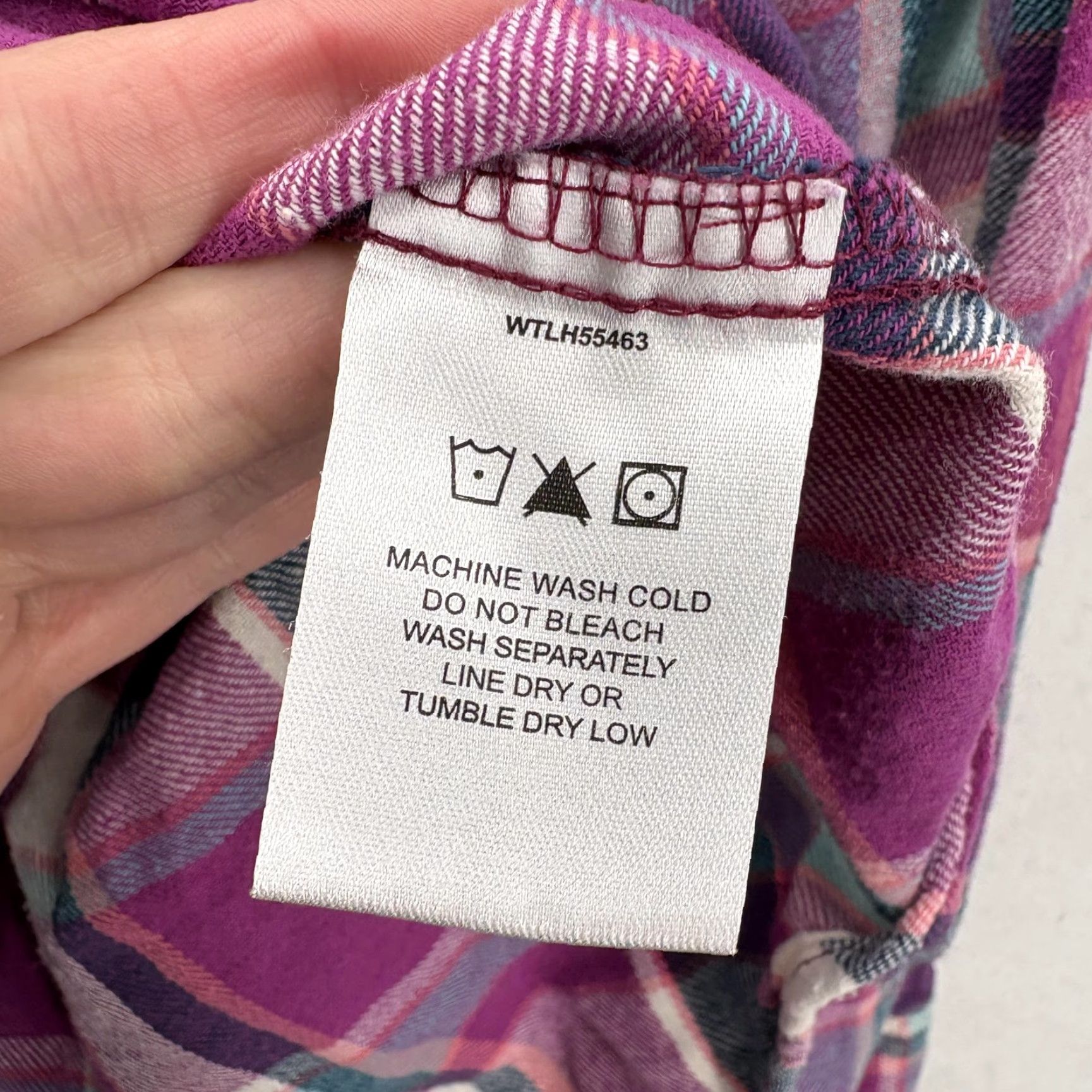 Wrangler Wrangler Shirt Womens 3XL Purple Plaid Flannel Pearl Snap Long Sleeve Western Size XXL / US 16-18 / IT 52-54 - 4 Thumbnail