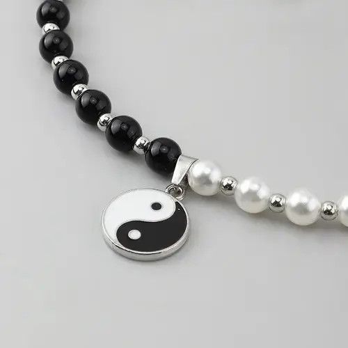Jewelry Black white Necklace Size ONE SIZE - 6 Thumbnail