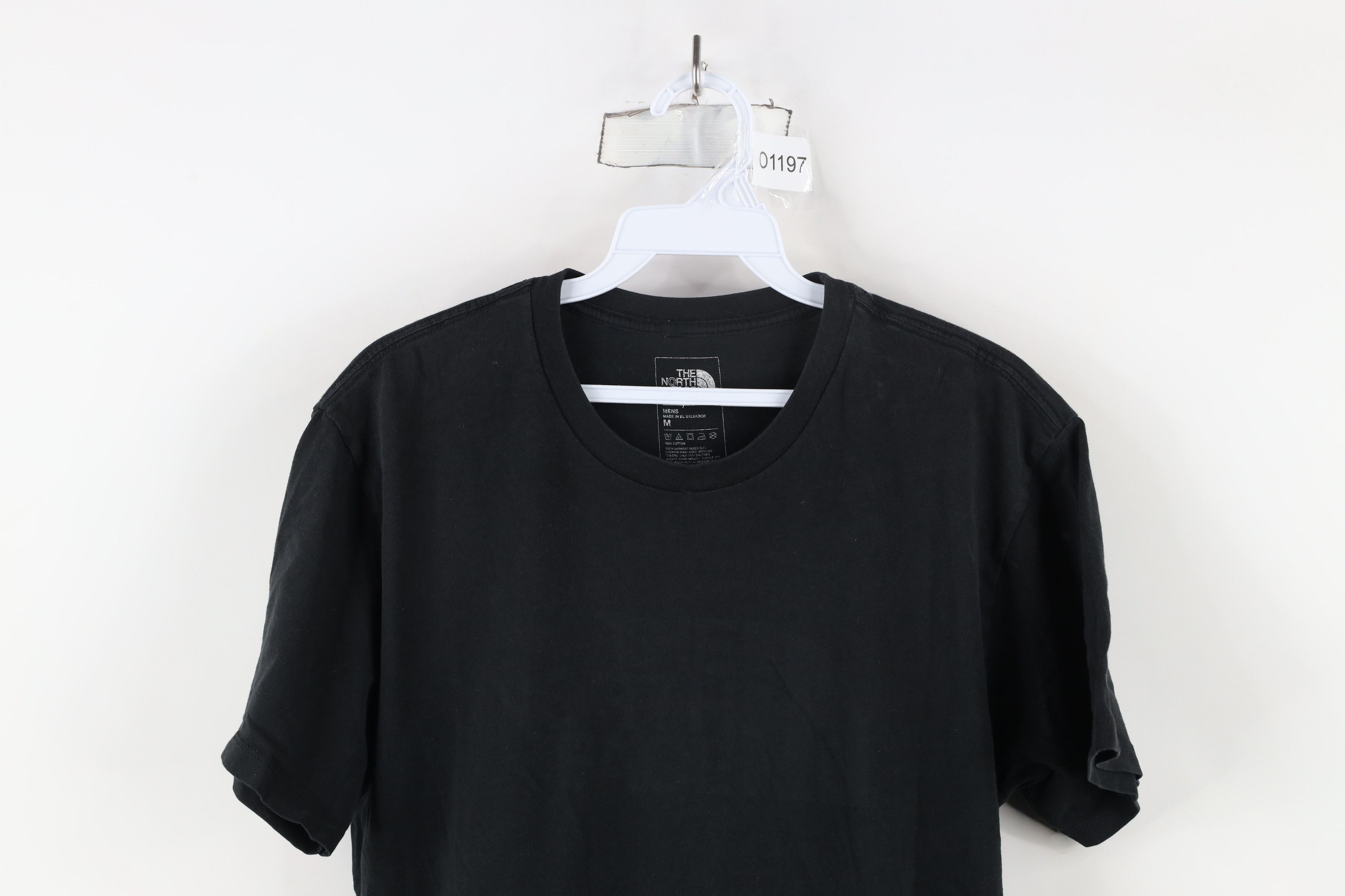 The North Face × Vintage Vintage Y2K The North Face Spell Out Triple Black T-Shirt Size US M / EU 48-50 / 2 - 2 Thumbnail