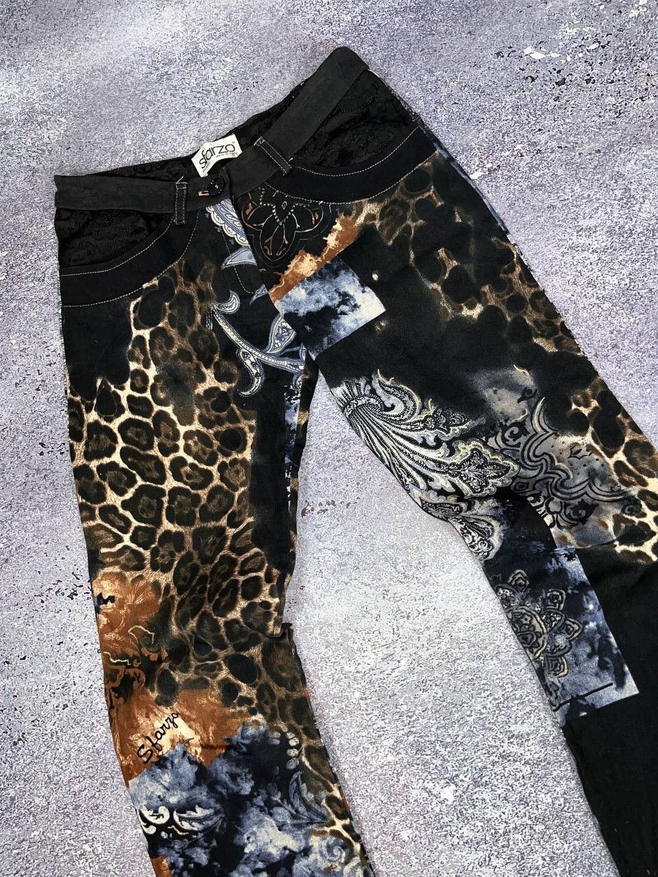 Japanese Brand Vintage Roberto Cavalli Style Leopard y2k 2000s Size 28" / US 6 / IT 42 - 3 Thumbnail