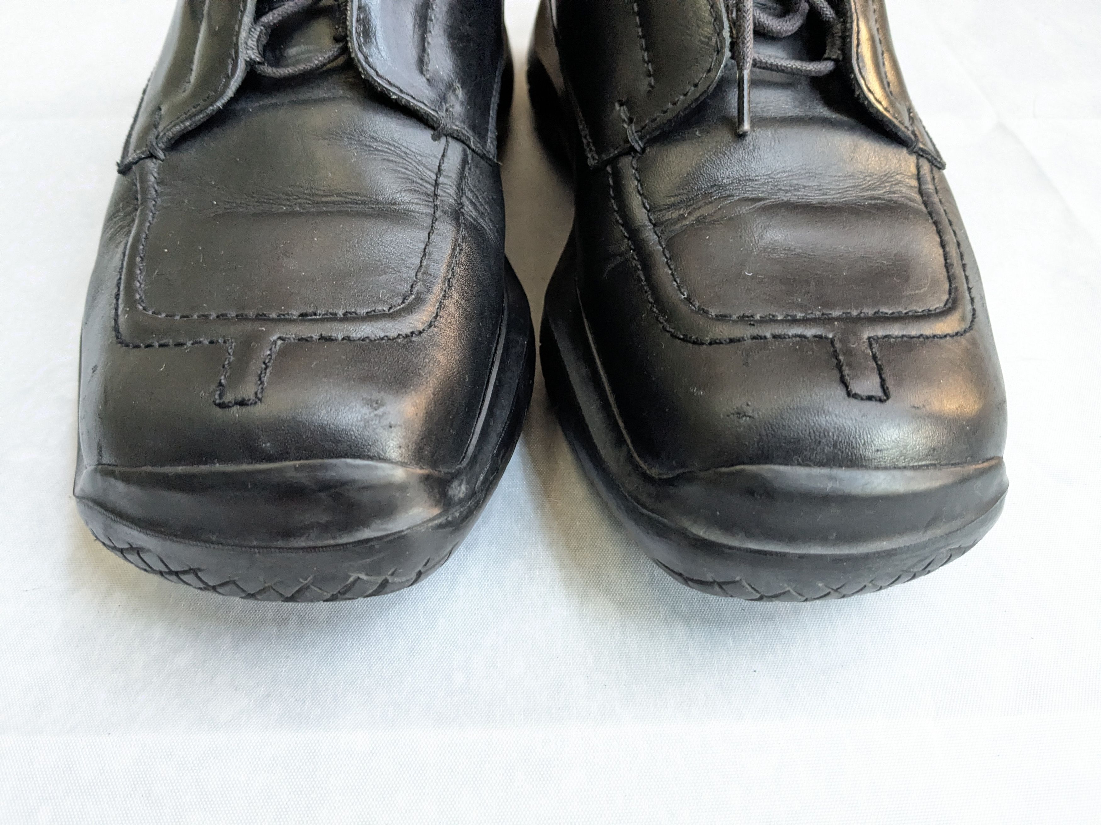 Prada Prada Hiking Sneakers Black 9.5 Leather Vibram Y2K Size US 9.5 / EU 42-43 - 4 Thumbnail