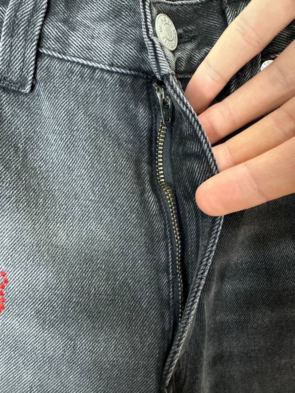 Review Review baggy denim jeans chorme hearts style size 31 Size US 31 - 5 Thumbnail