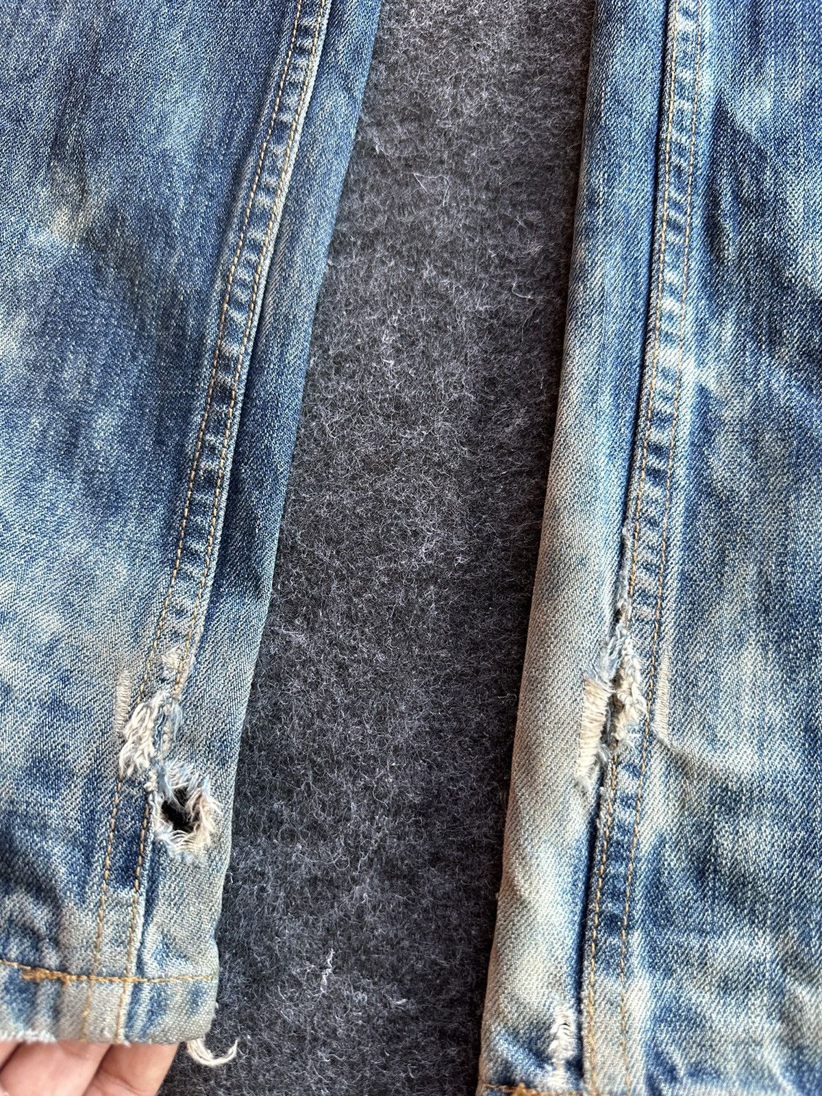 14th Addiction 🔥 Iconic Gipsy Bleach Washed Design Denim Size 32 D491 Size US 32 / EU 48 - 9 Thumbnail