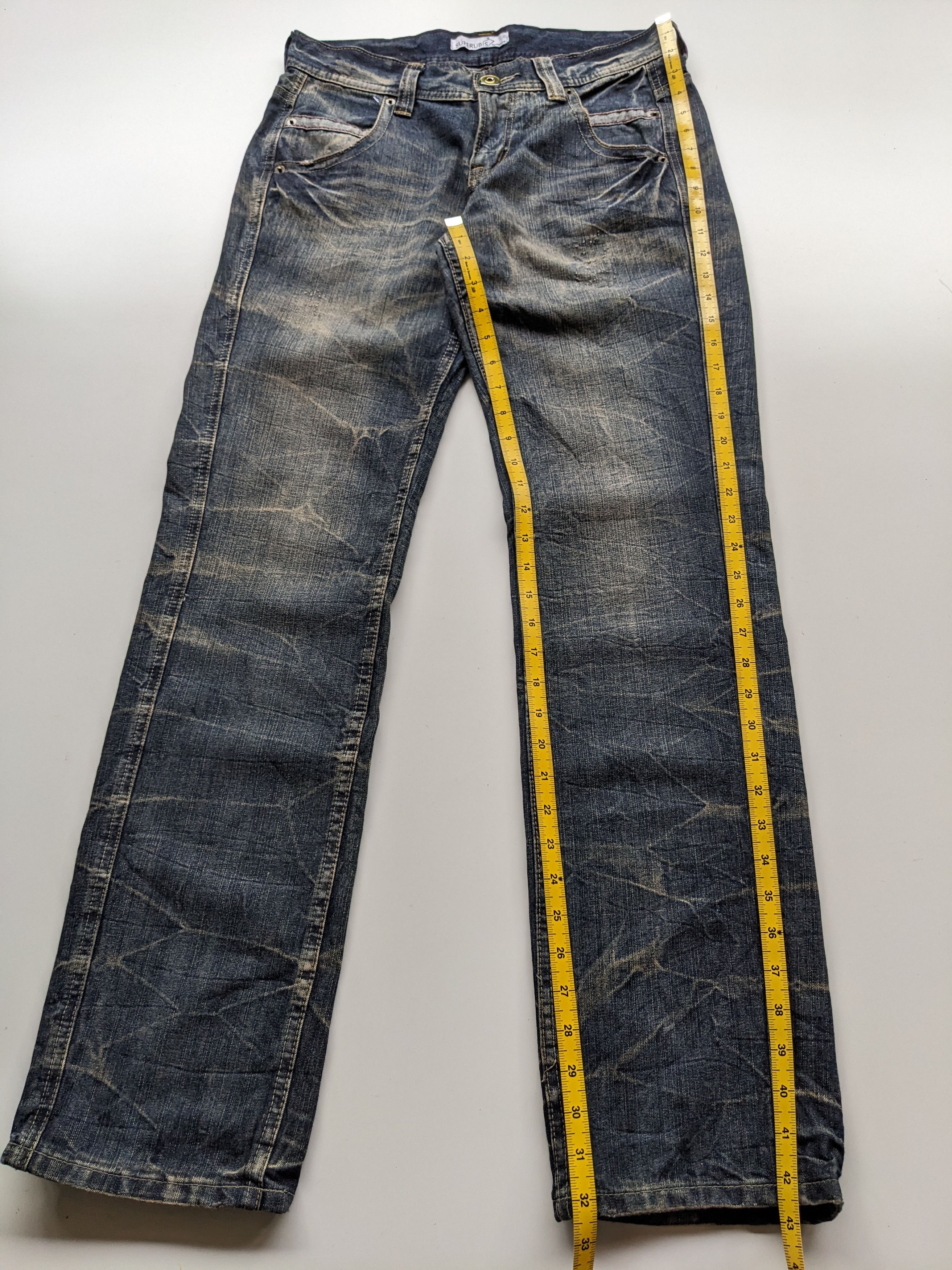 Japanese Brand × Jean Superubis clawmark electric faded jeans Size US 32 / EU 48 - 10 Thumbnail