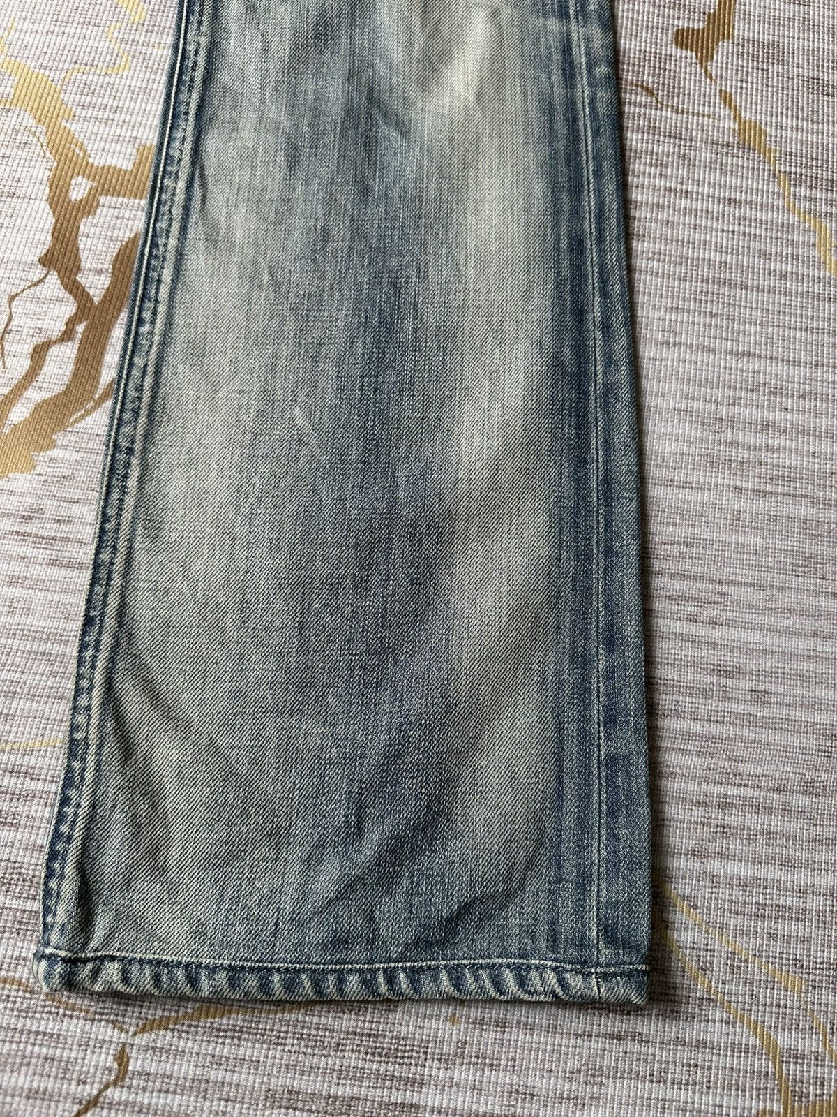 Burberry Burberry Black Label Faded Blue Design Distressed Denim Size US 30 / EU 46 - 7 Thumbnail