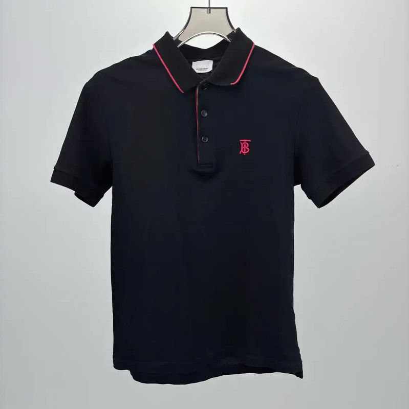 Burberry Burberry Black Men's Polo Shirt Size US S / EU 44-46 / 1 - 1 Thumbnail