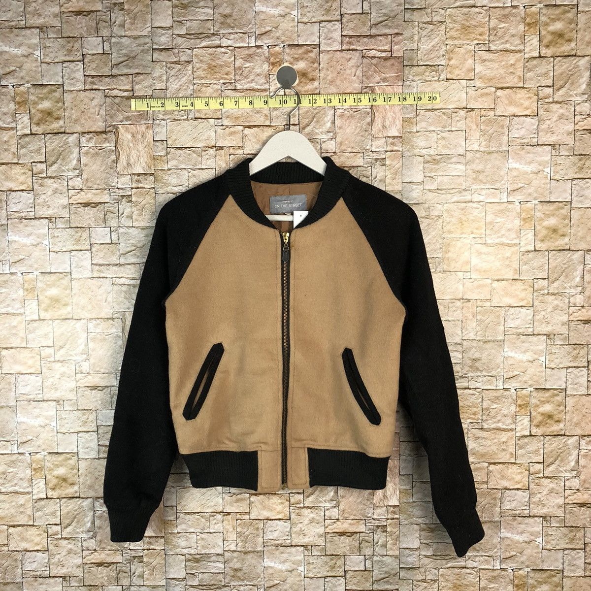 Japanese Brand Aquagirl On The Street Brown Bombers Jacket #A1112 Size XS / US 0-2 / IT 36-38 - 1 Thumbnail
