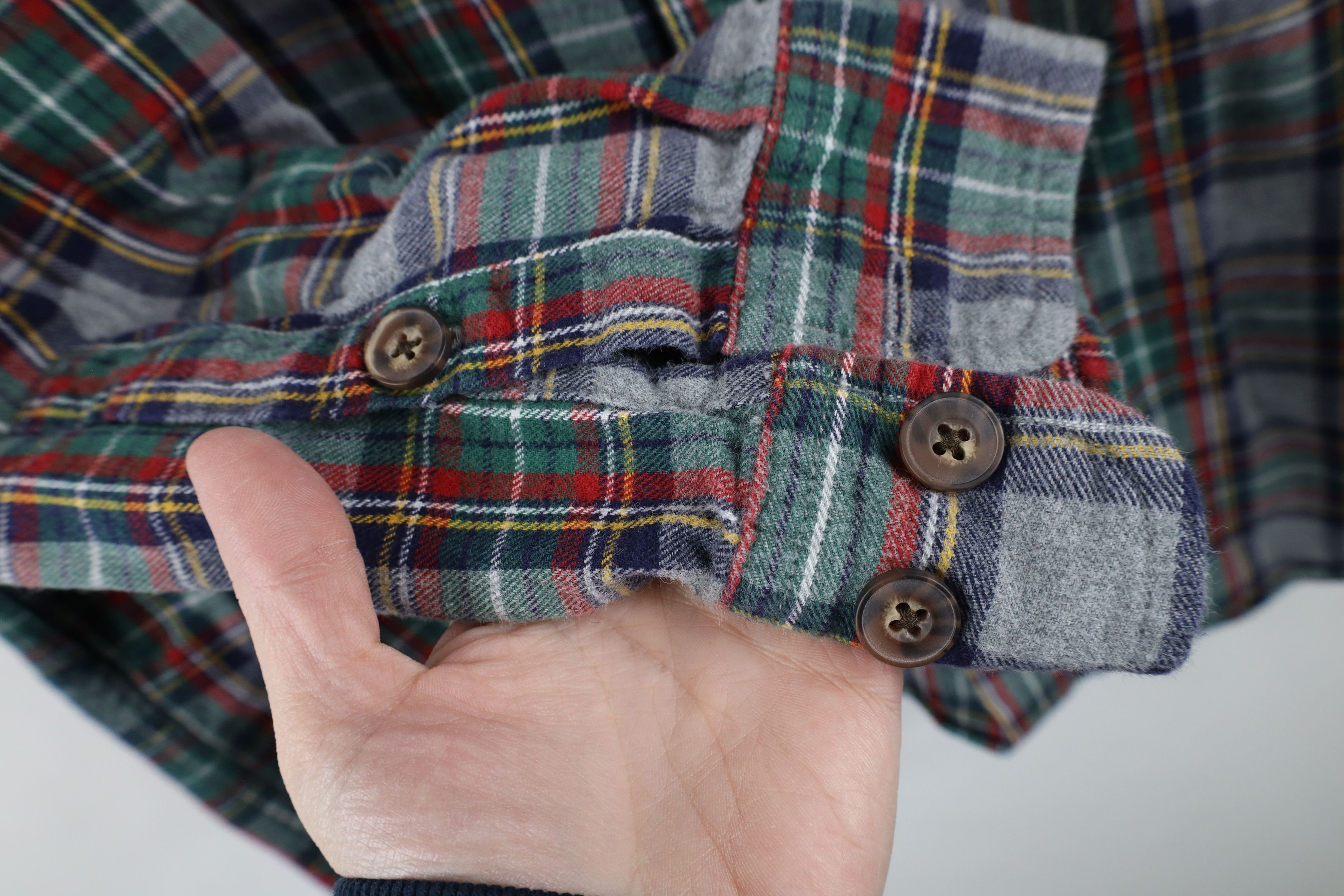Duluth Trading Company × Vintage Duluth Trading Co Flannel Button Down Shirt Rainbow Plaid Size US XL / EU 56 / 4 - 4 Thumbnail