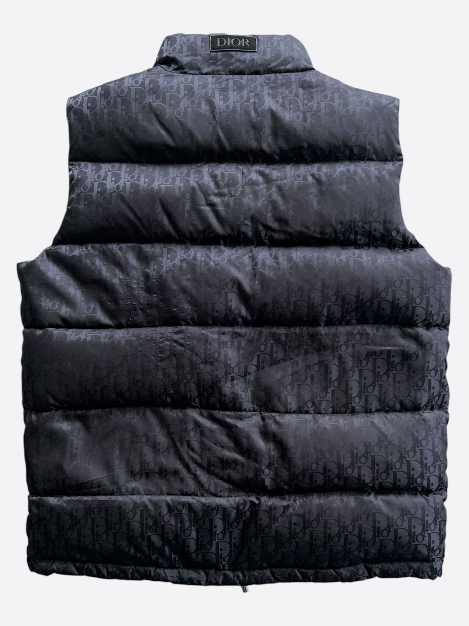 Dior Dior Black Oblique Puffer Vest Size US XXL / EU 58 / 5 - 2 Thumbnail