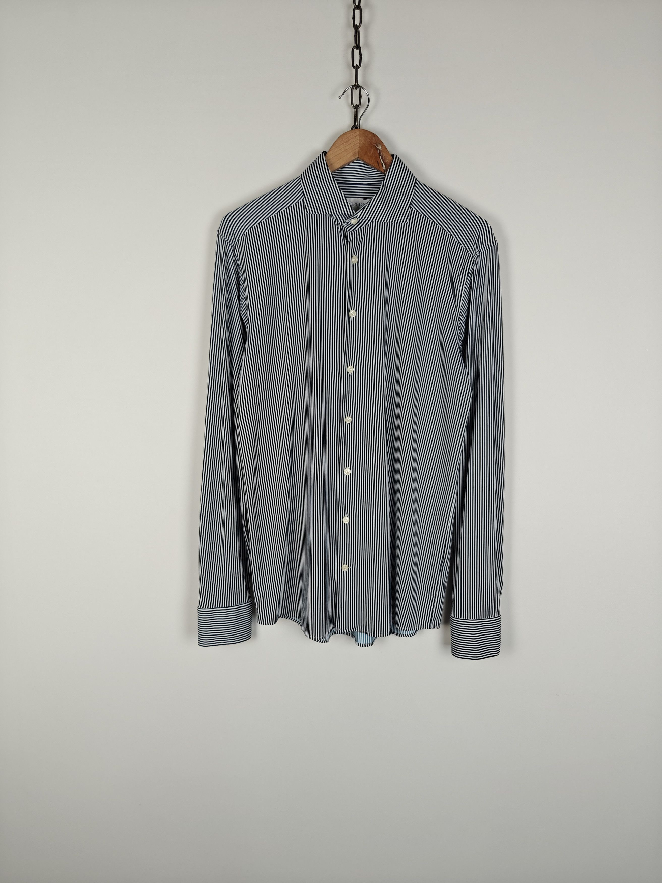 Eton Eton Striped Slim Shirt Stretched size L (41/16) Size US L / EU 52-54 / 3 - 1 Thumbnail