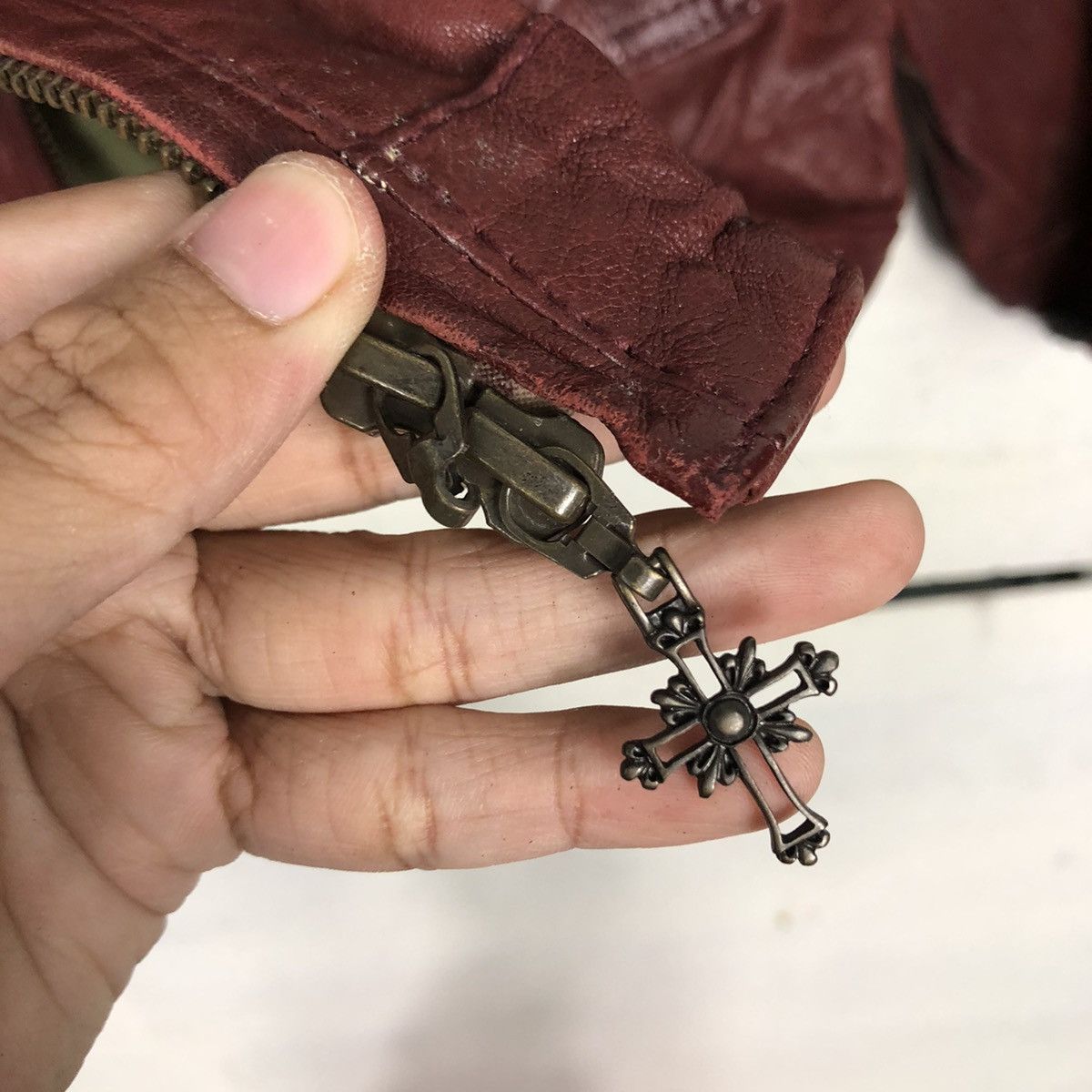 Japanese Brand 📌Vintage Biker Leather Jacket Santa Fe Bondage Issey Miyake Size US M / EU 48-50 / 2 - 17 Thumbnail