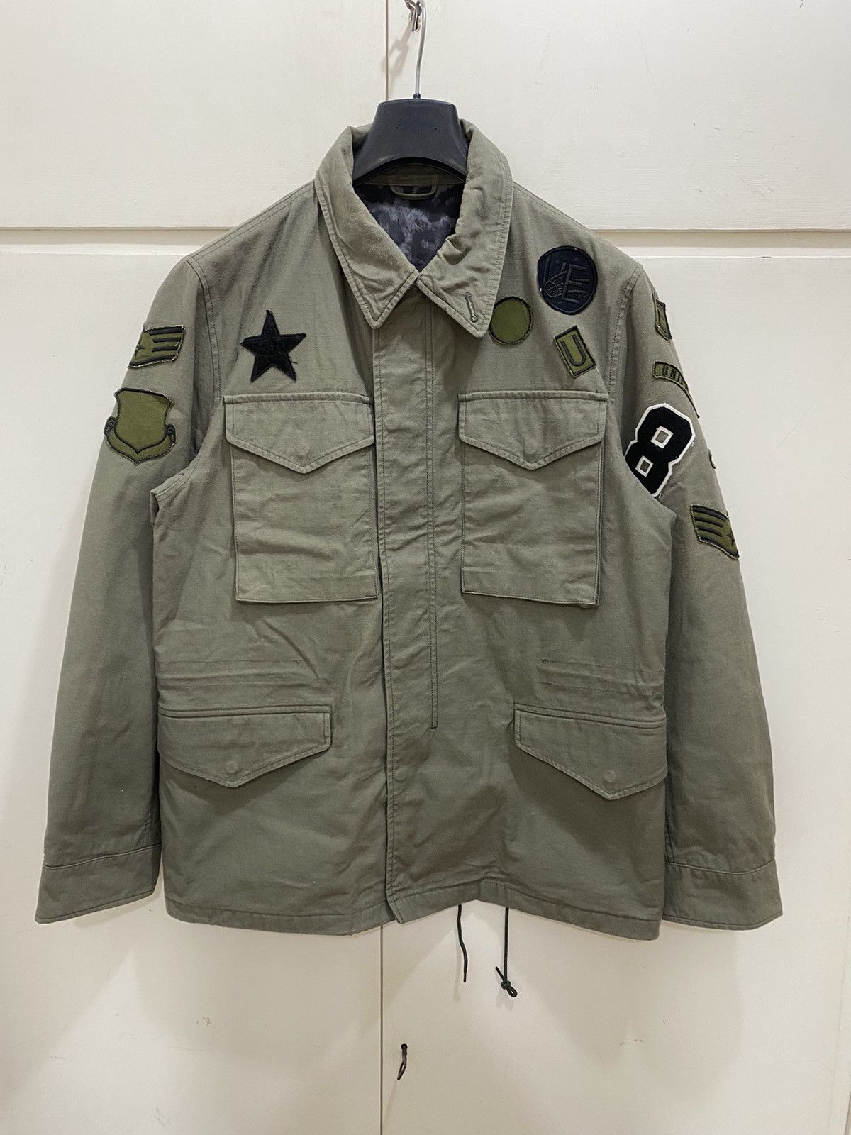 uniform experiment Rare Uniform Experiment M-51 Multi Wappen Parka, L used Size US L / EU 52-54 / 3 - 1 Thumbnail