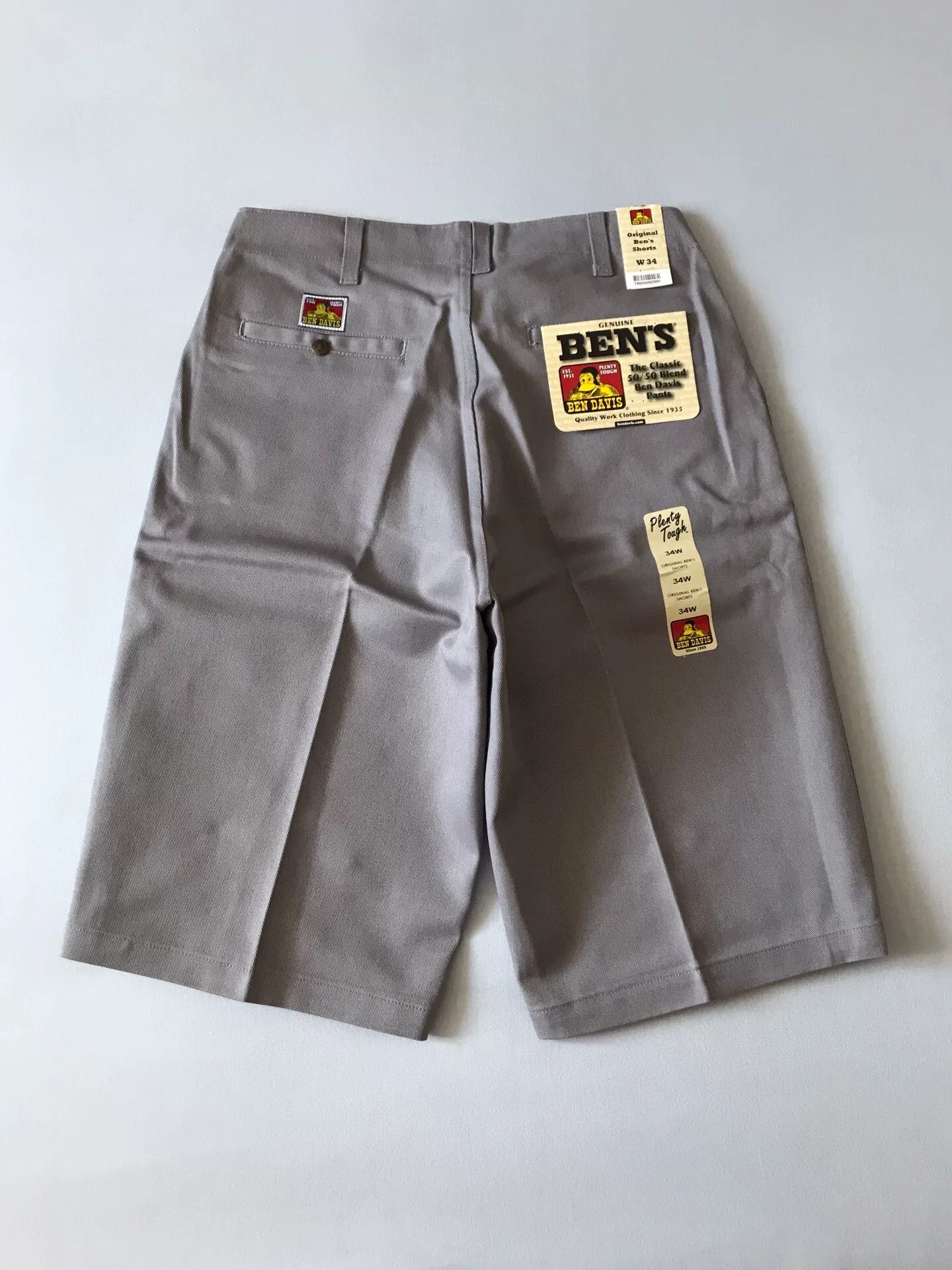Ben Davis Ben Davis 492 Light Gray W34 Shorts Size US 34 / EU 50 - 1 Thumbnail