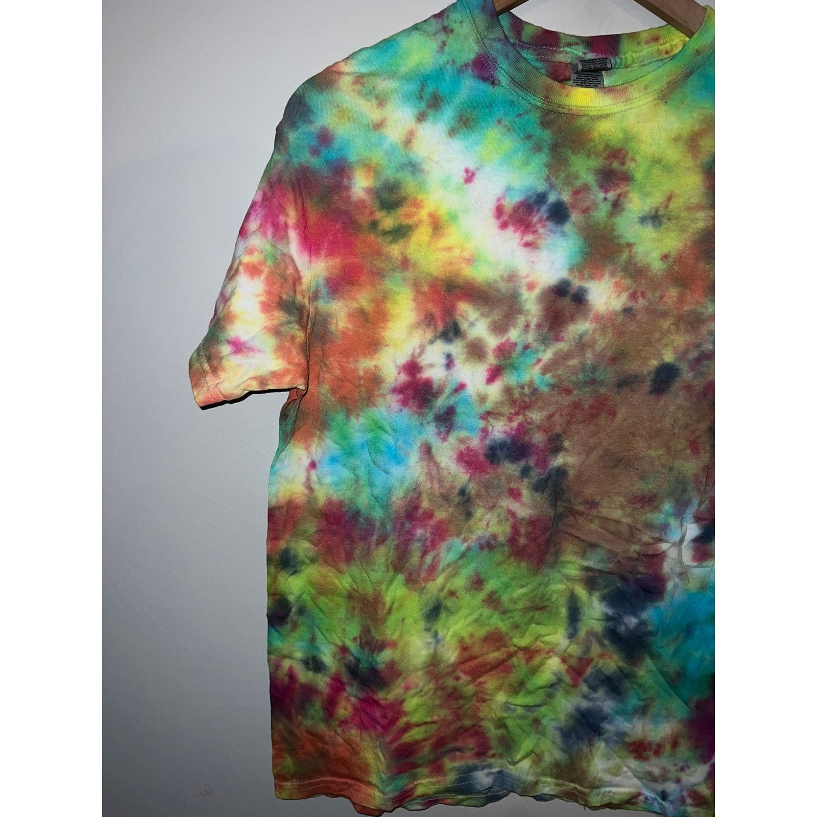 Gildan Gildan Multicolor Tie Dye Shirt Short Sleeve Tee Y2K Medium Size US M / EU 48-50 / 2 - 4 Thumbnail