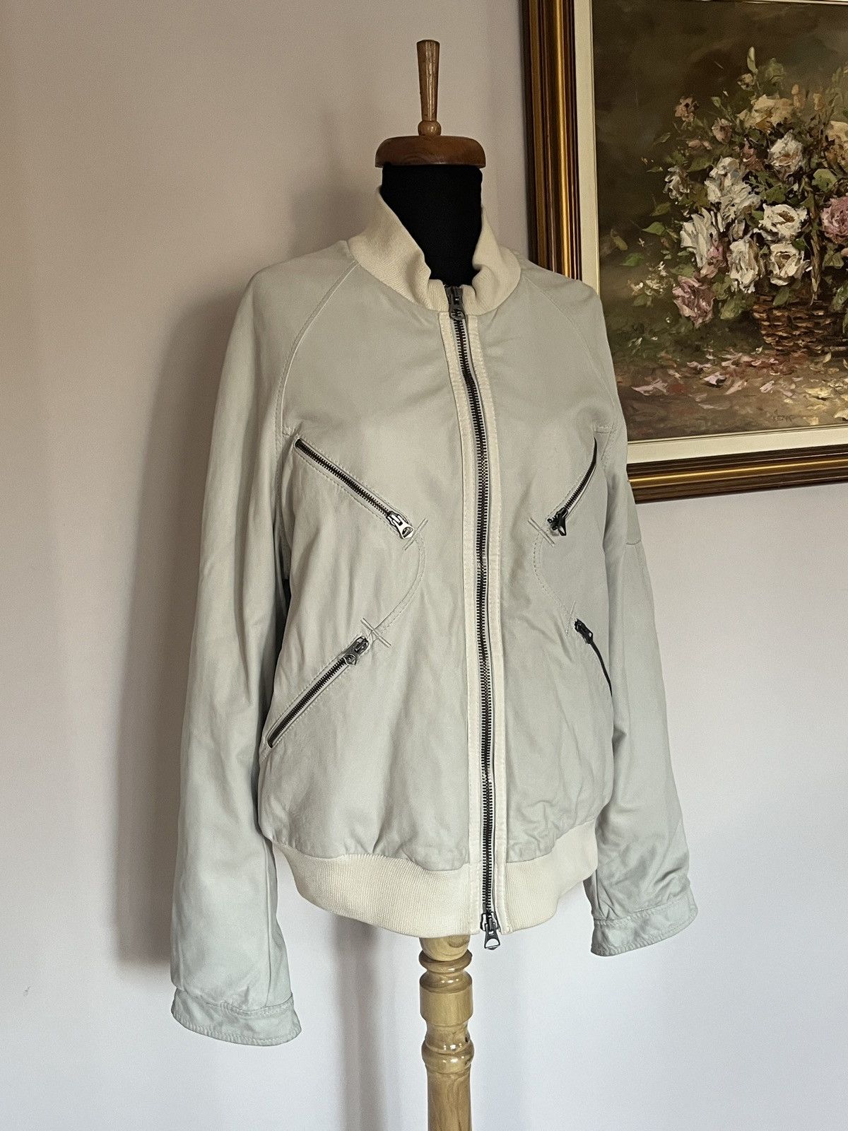 Armani Collezioni Armani 7 Zip Leather Jacket Size US L / EU 52-54 / 3 - 1 Thumbnail