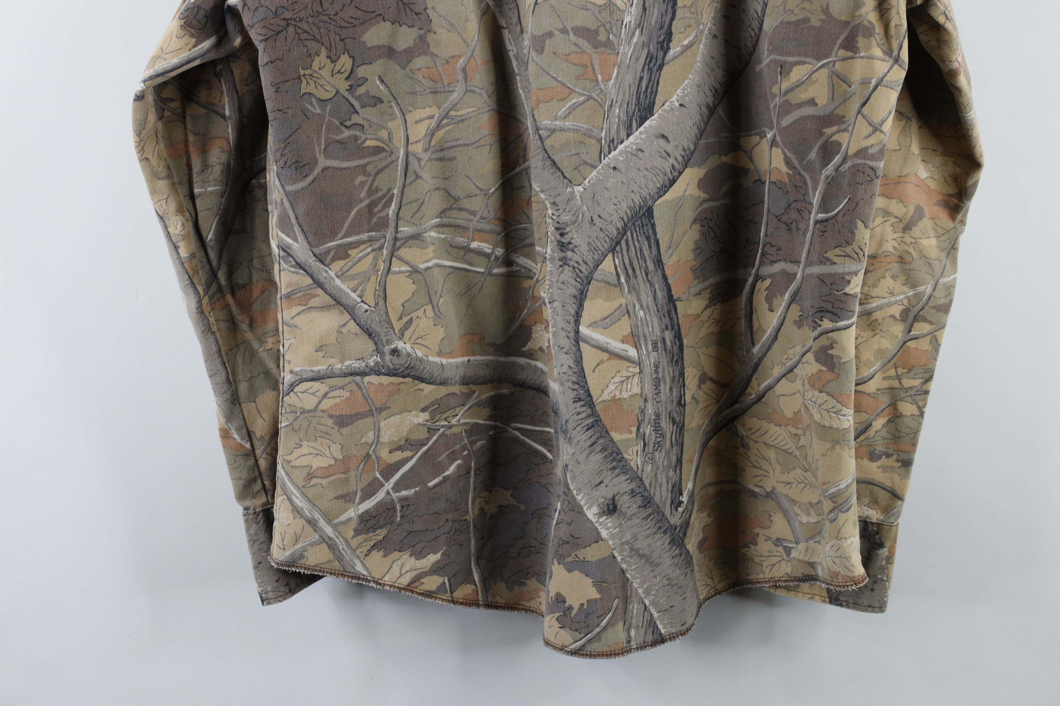 Vintage Vintage 90s Streetwear Camouflage Flannel Button Shirt USA Size US L / EU 52-54 / 3 - 12 Thumbnail