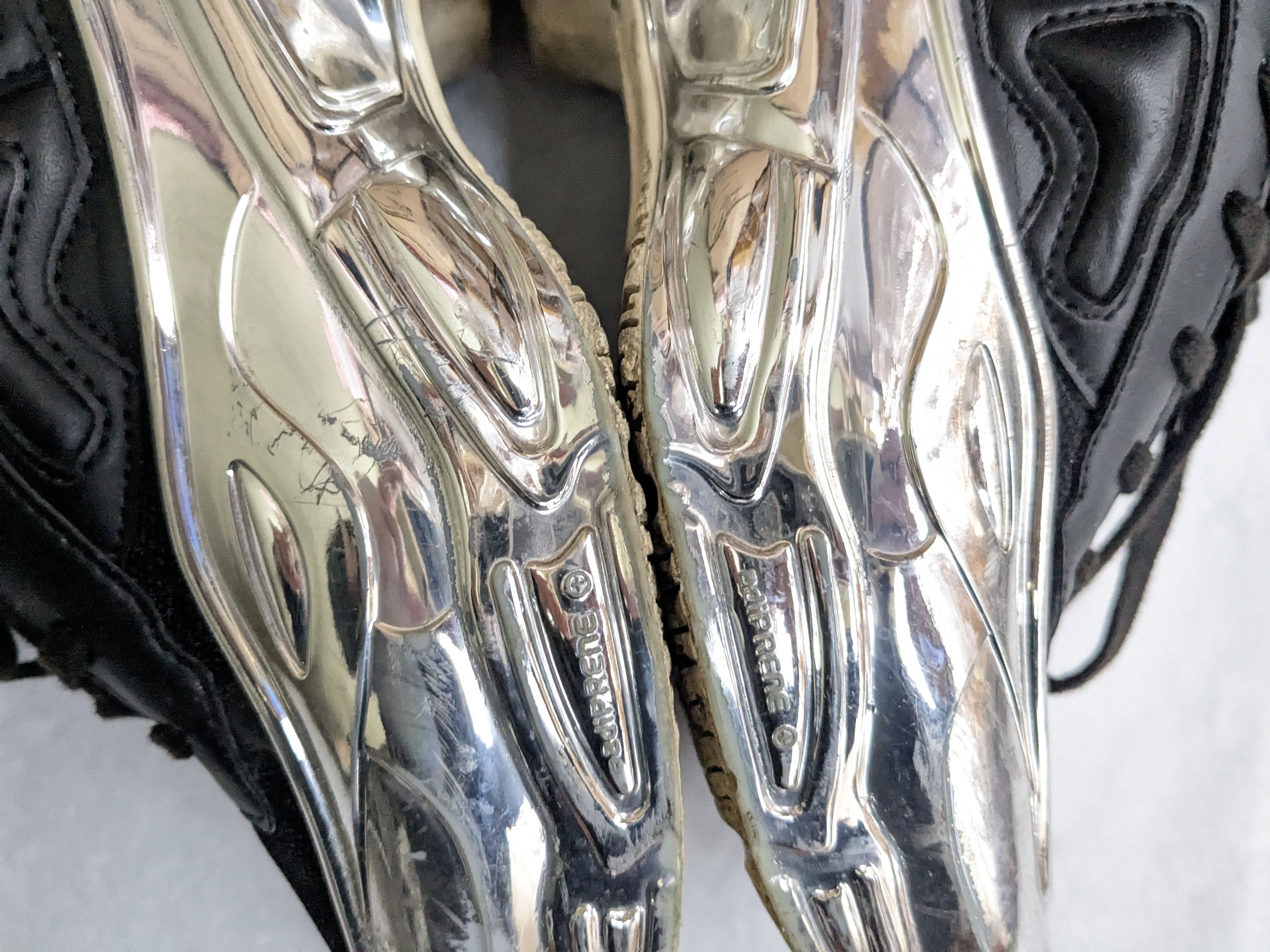Raf Simons Adidas x Raf Simons Ozweego Mirrored Black Silver EE7944 Size US 8 / EU 41 - 9 Thumbnail