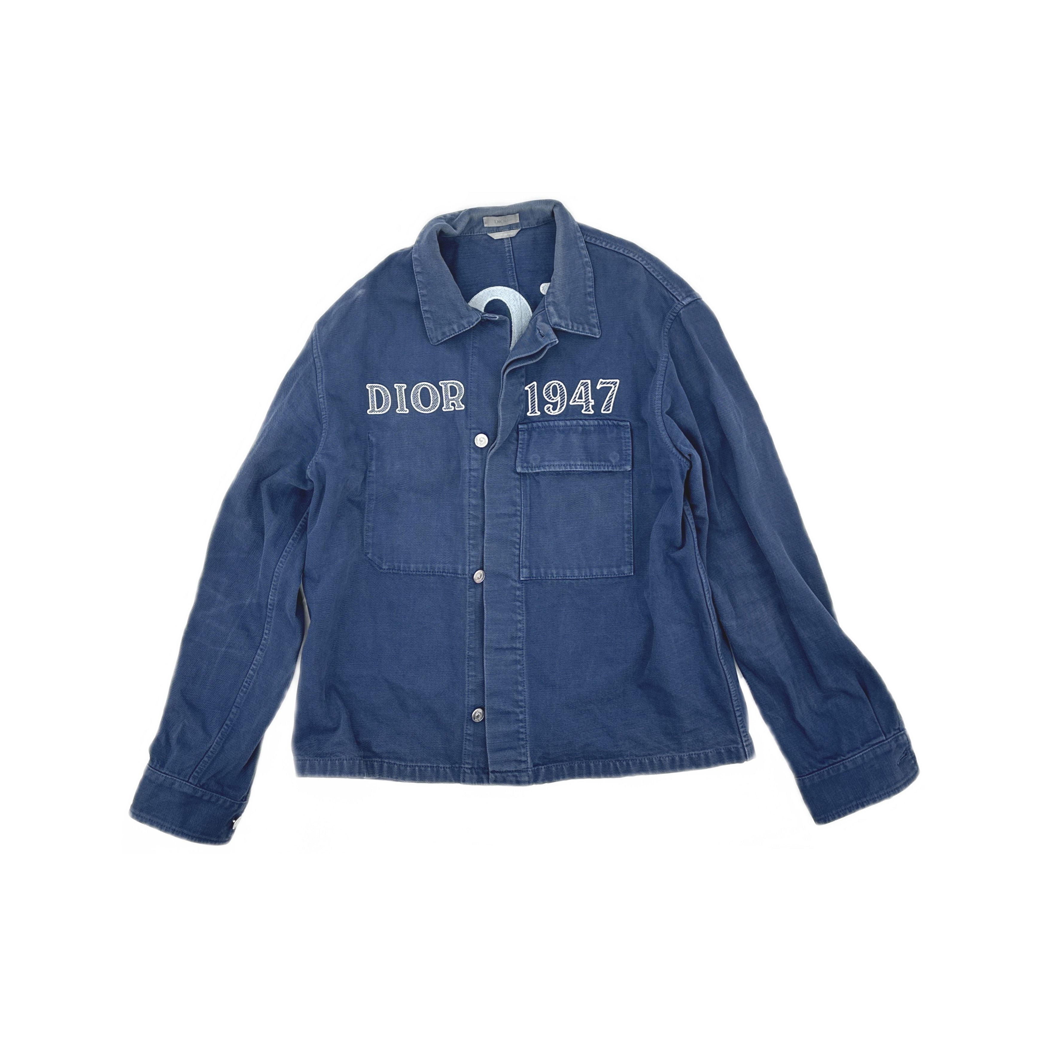 Dior Dior 1947 Logo Denim Jacket Size 48 Size US M / EU 48-50 / 2 - 1 Thumbnail