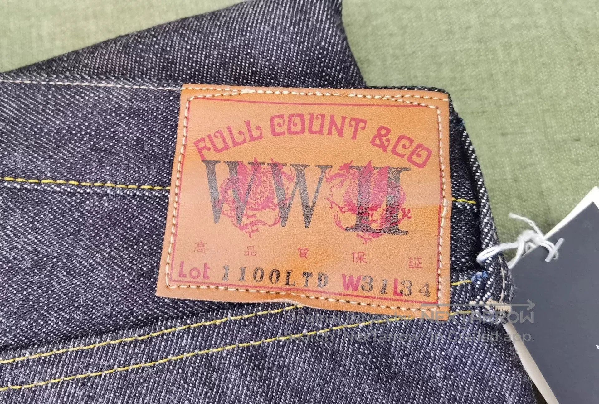 Full Count & Co. Fullcount 1100LTD Vintage Limited. Size US 31 - 2 Thumbnail
