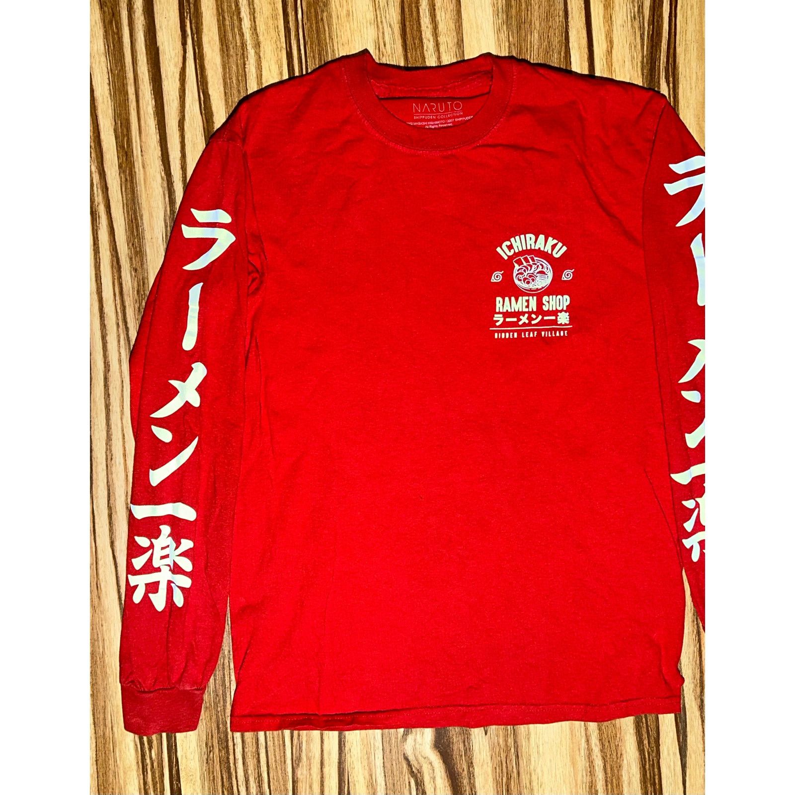 & Other Stories Red Naruto Shippuden Ichiracu Ramon shop longsleeve Size M Size US M / EU 48-50 / 2 - 4 Thumbnail